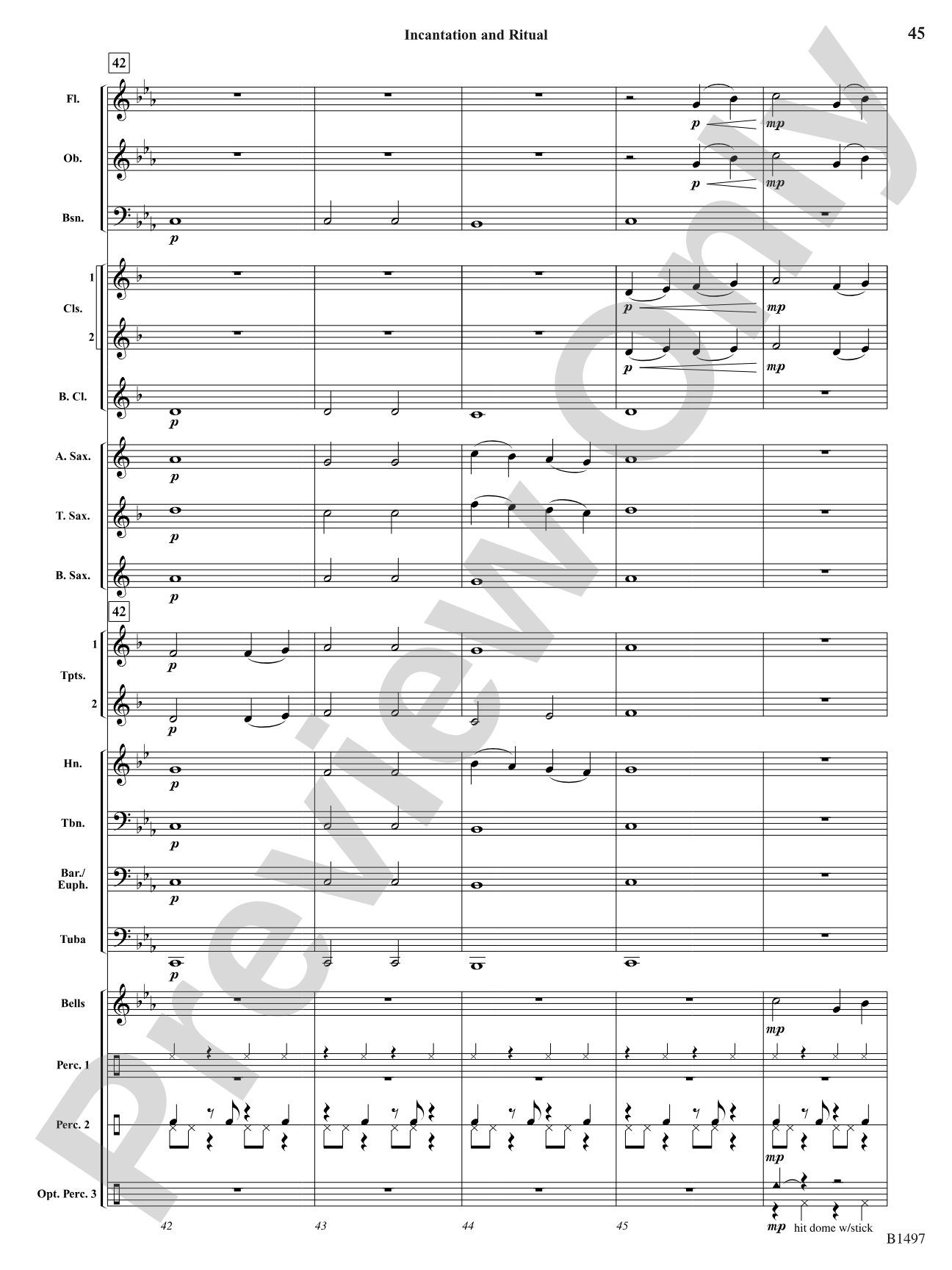 Curtain Up! (Complete Concert Developing Band Vol.1): Concert Band Conductor Score & Parts