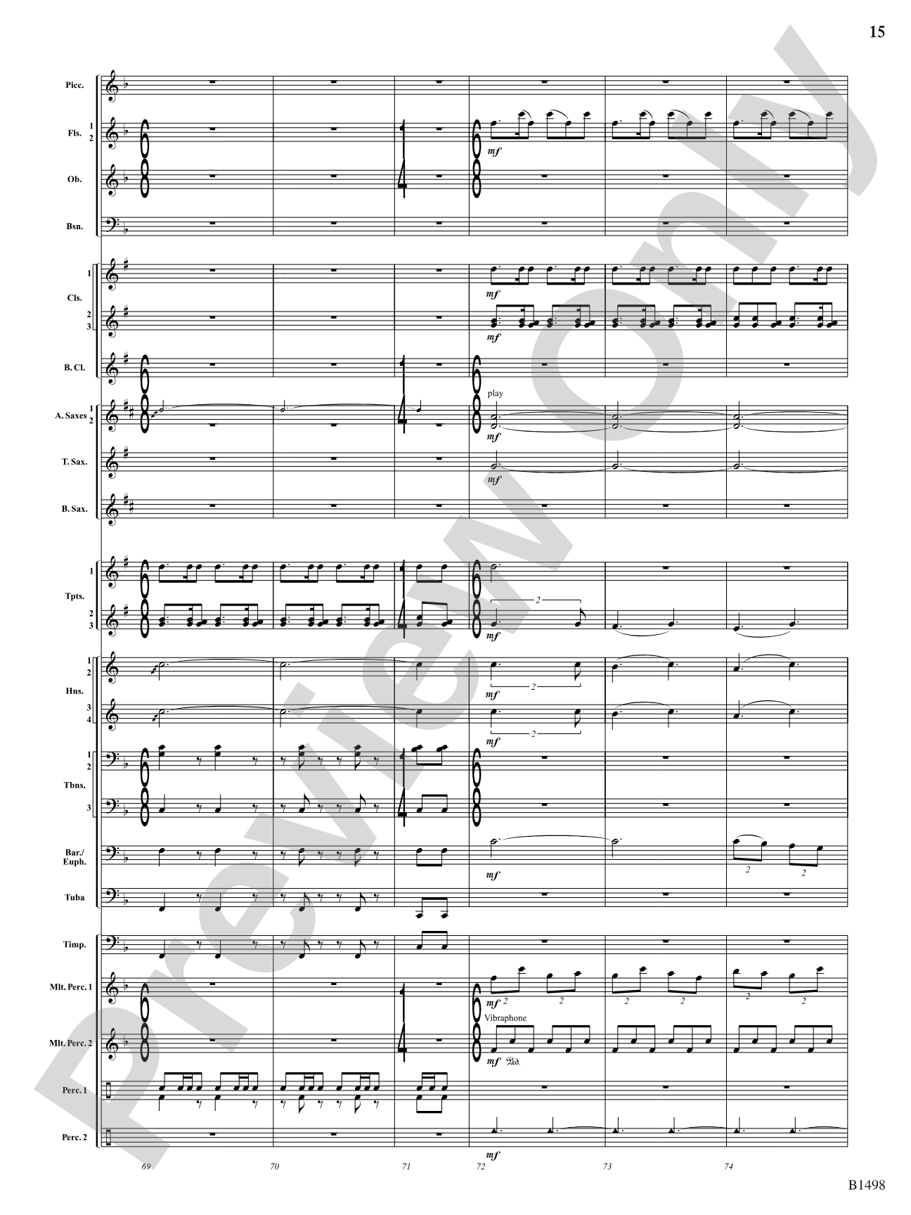 Joy in All Things: Concert Band Conductor Score & Parts