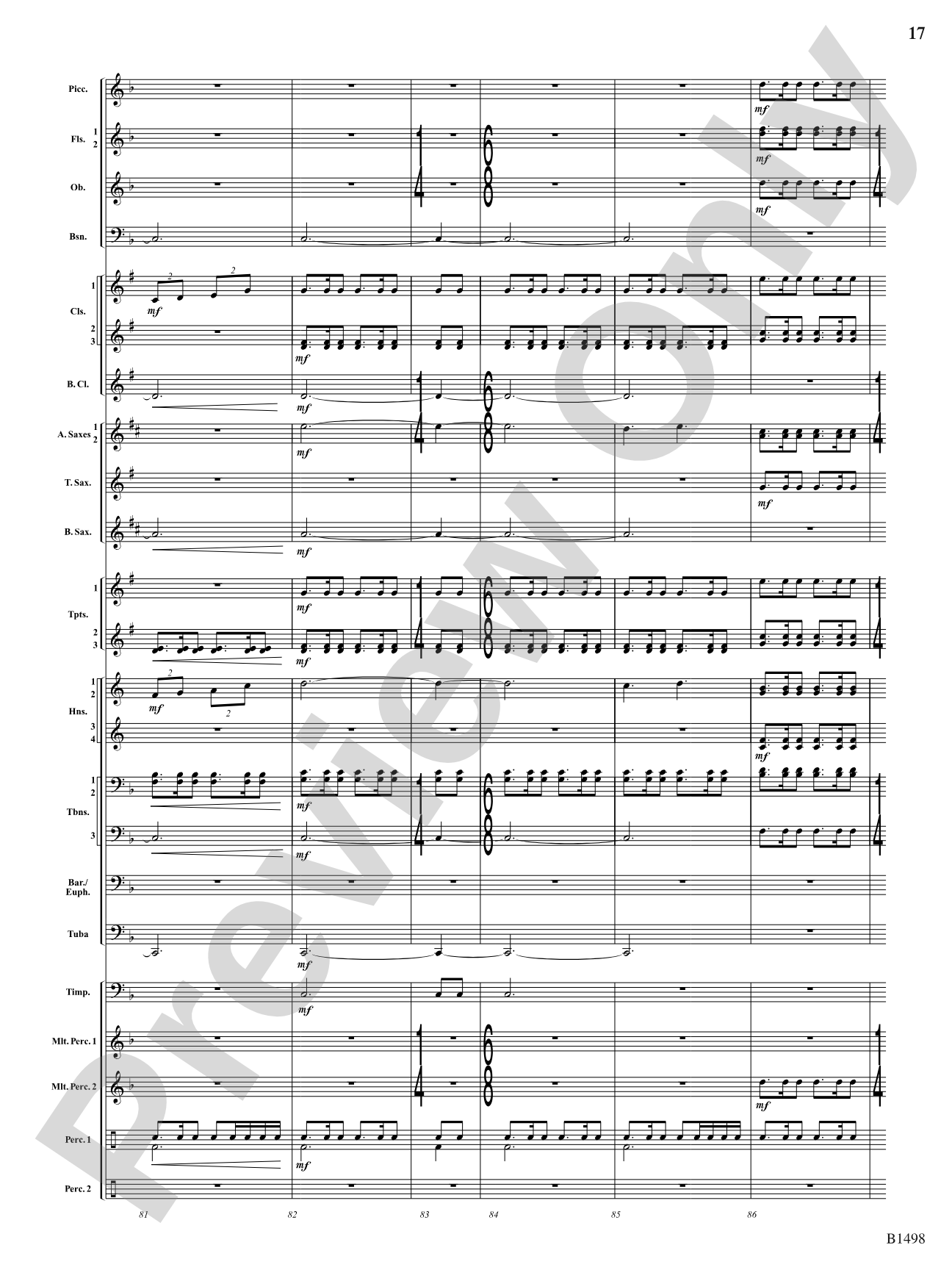 Joy in All Things: Concert Band Conductor Score & Parts