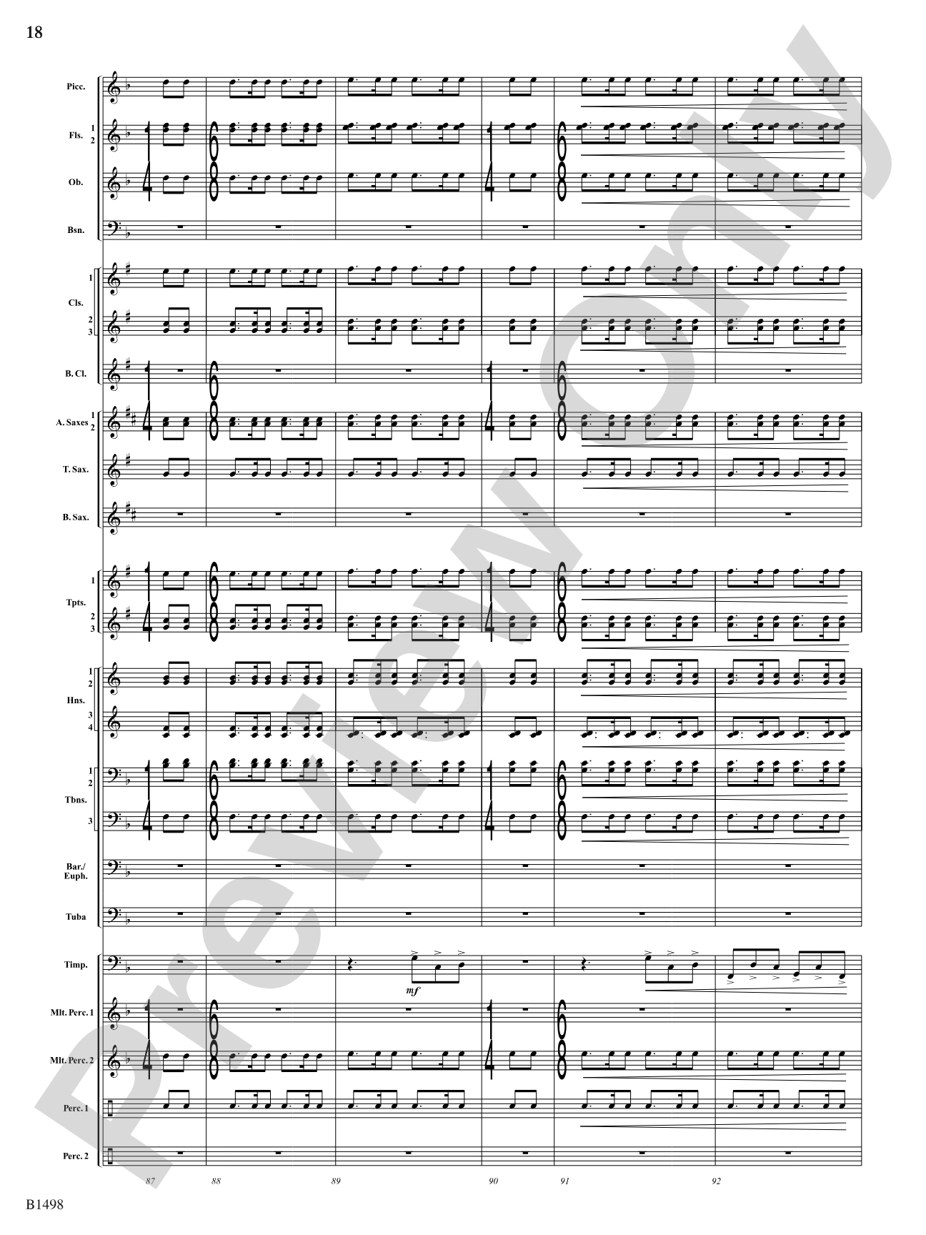 Joy in All Things: Concert Band Conductor Score & Parts