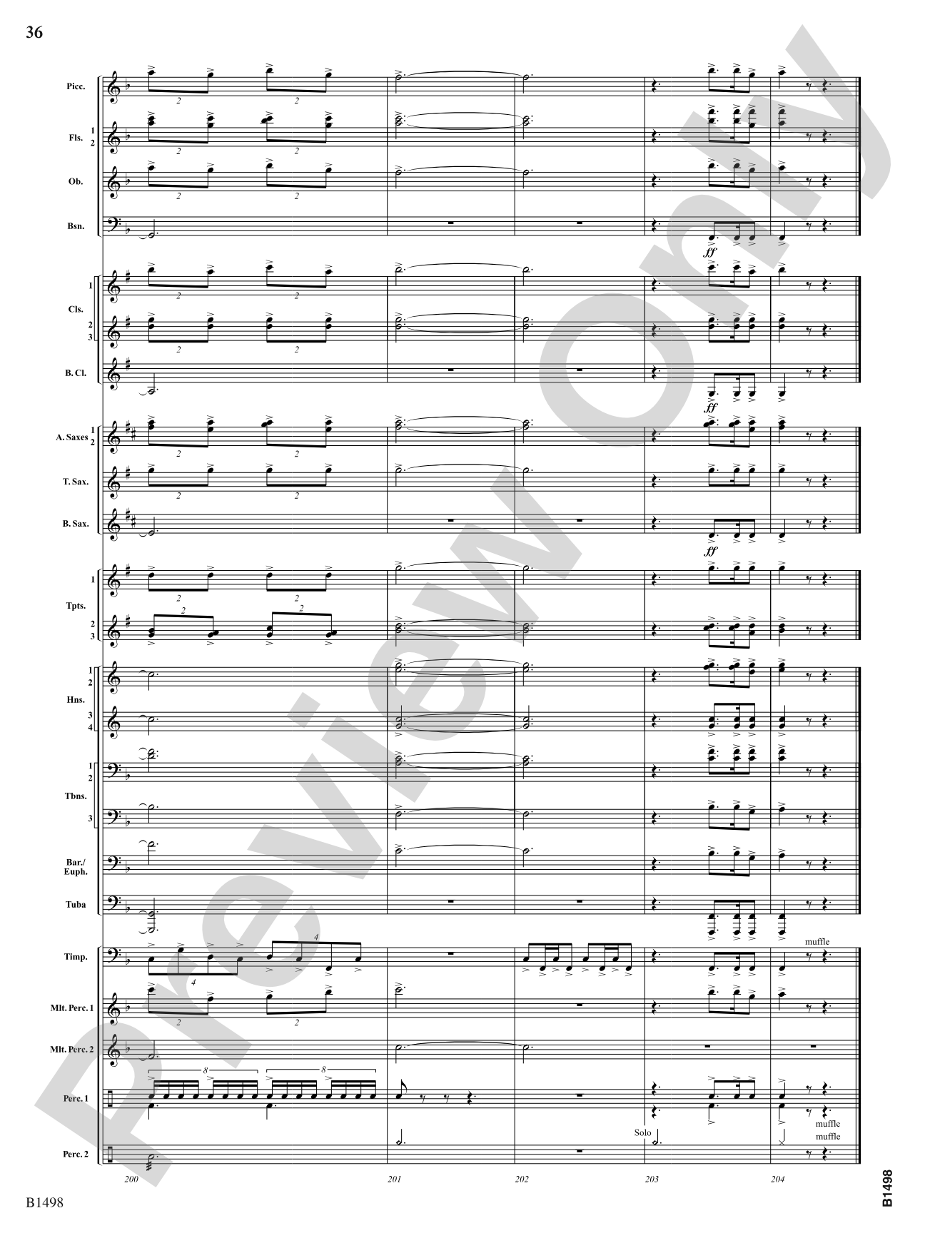 Joy in All Things: Concert Band Conductor Score & Parts