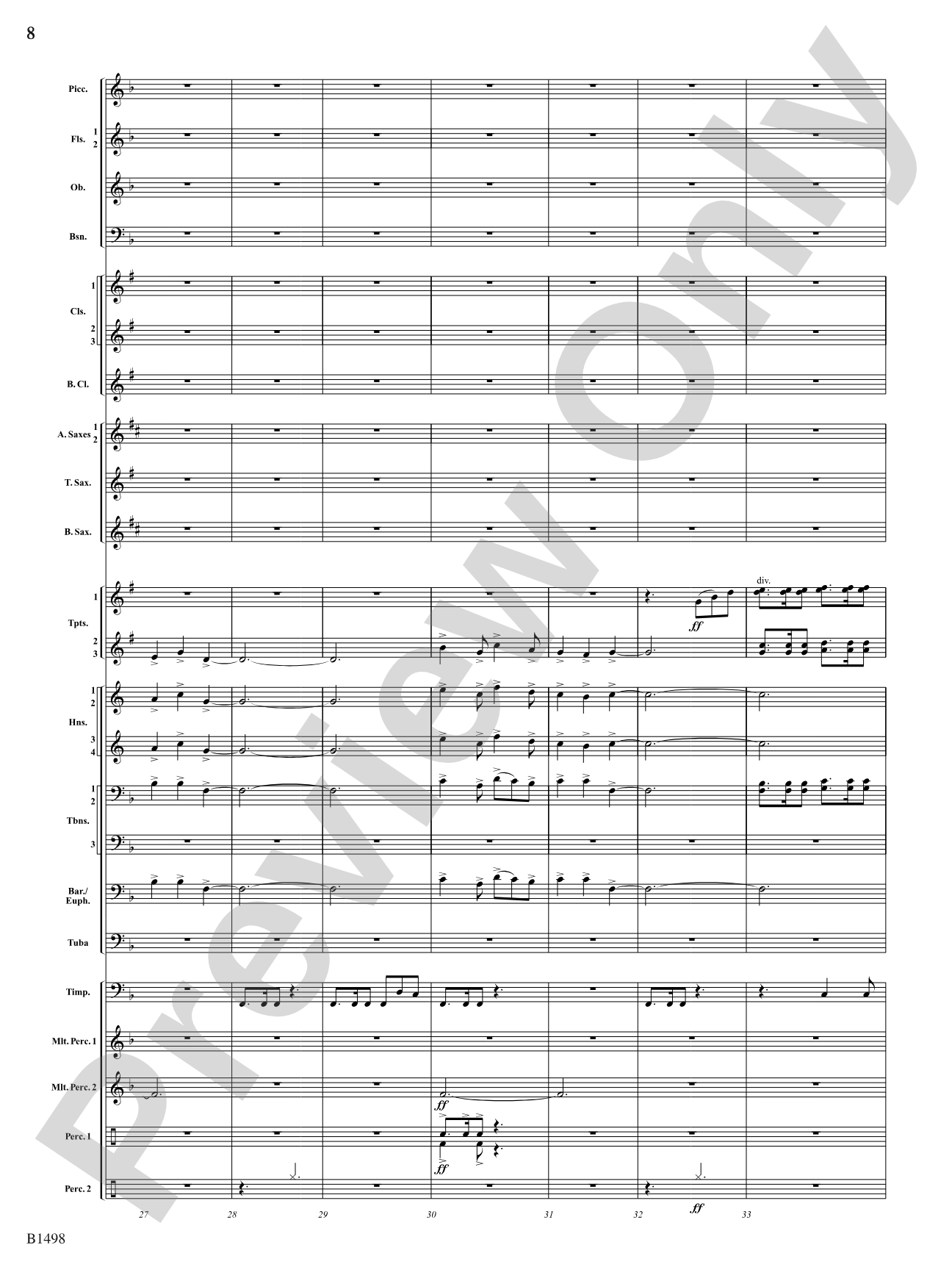 Joy in All Things: Concert Band Conductor Score & Parts