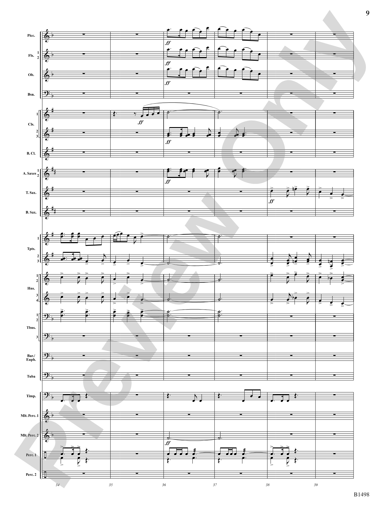 Joy in All Things: Concert Band Conductor Score & Parts