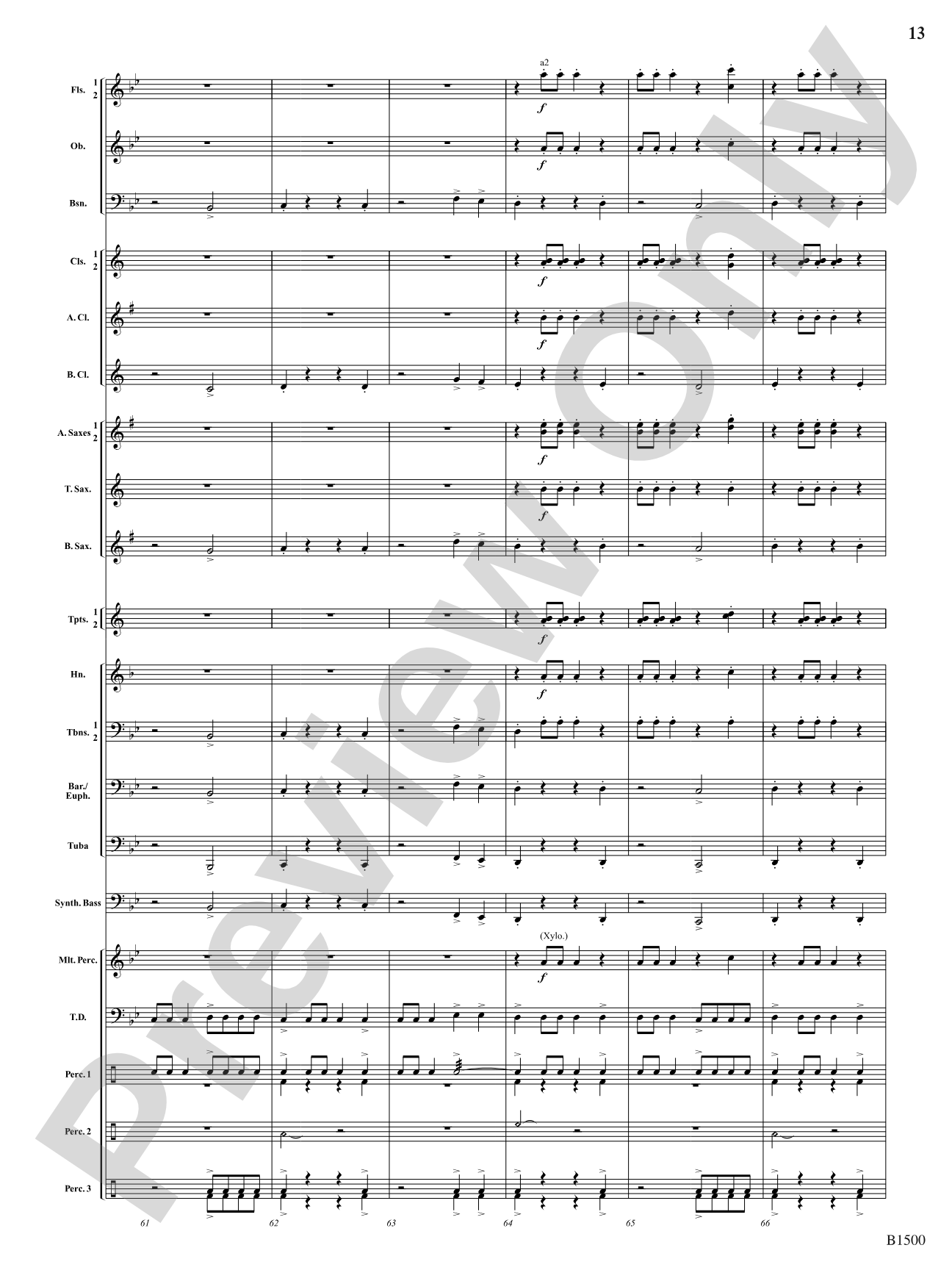 Wingwalker: Concert Band Conductor Score & Parts