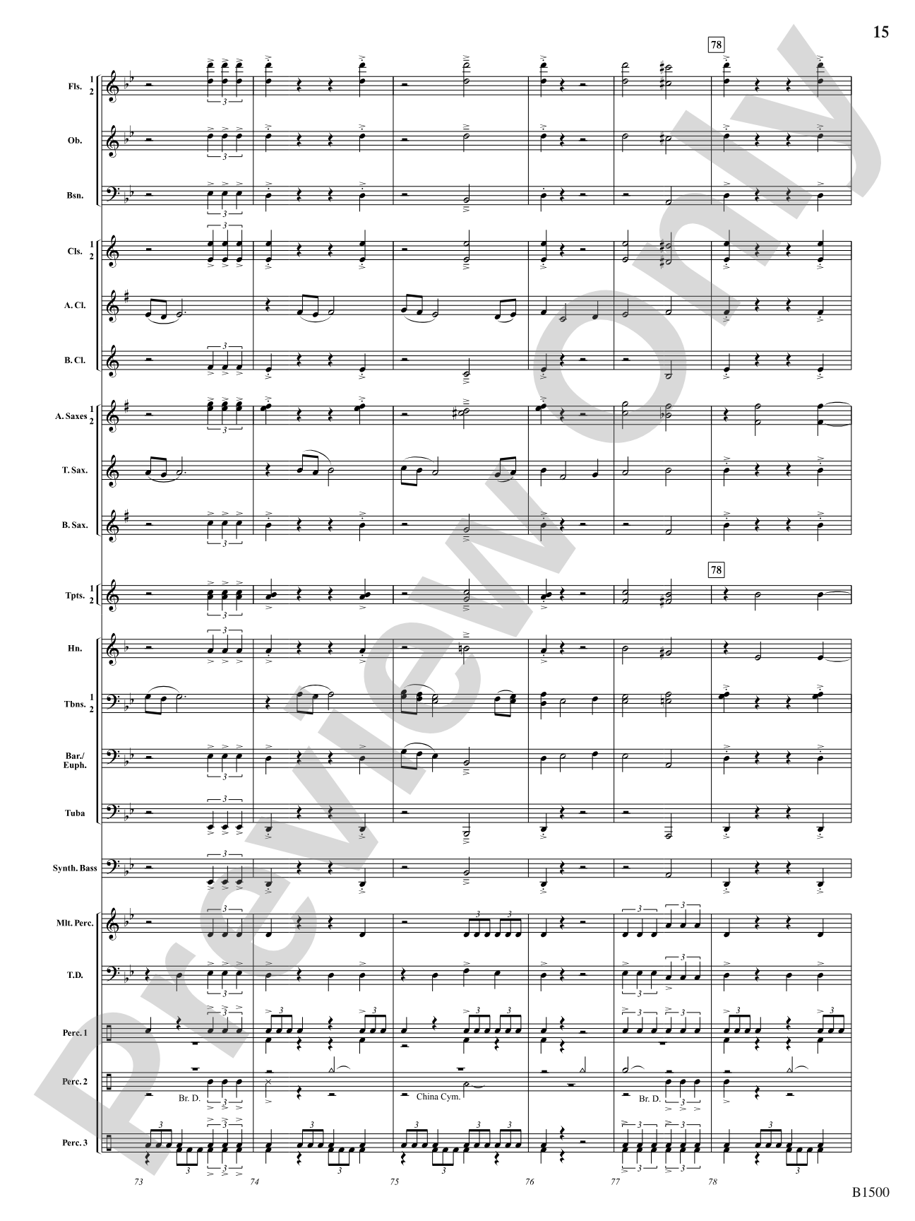 Wingwalker: Concert Band Conductor Score & Parts
