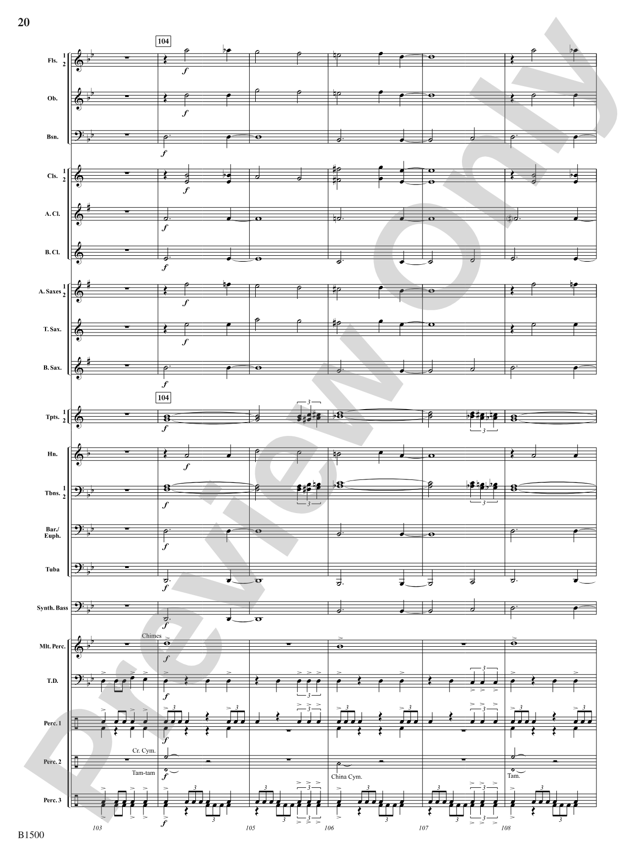 Wingwalker: Concert Band Conductor Score & Parts