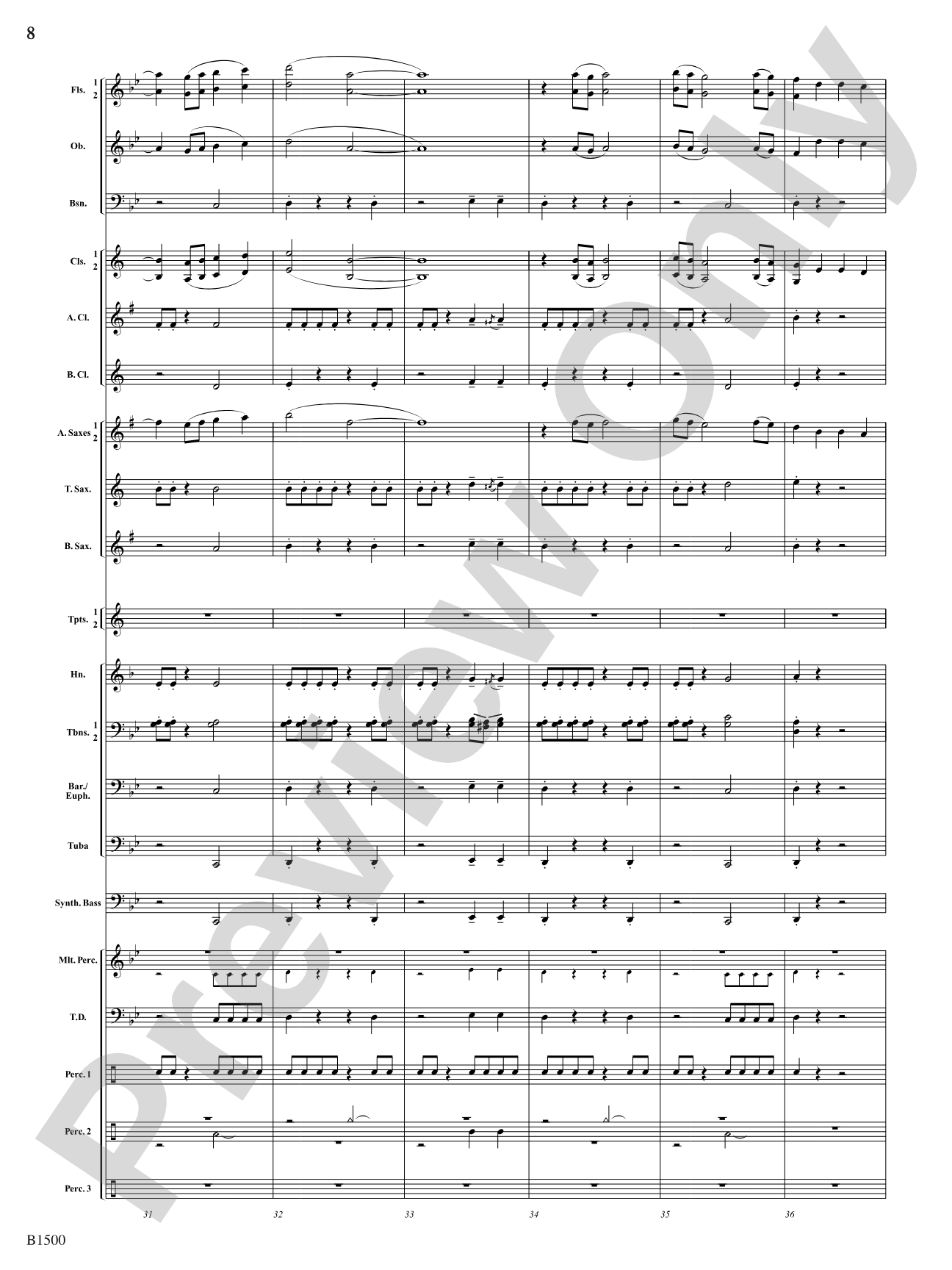 Wingwalker: Concert Band Conductor Score & Parts