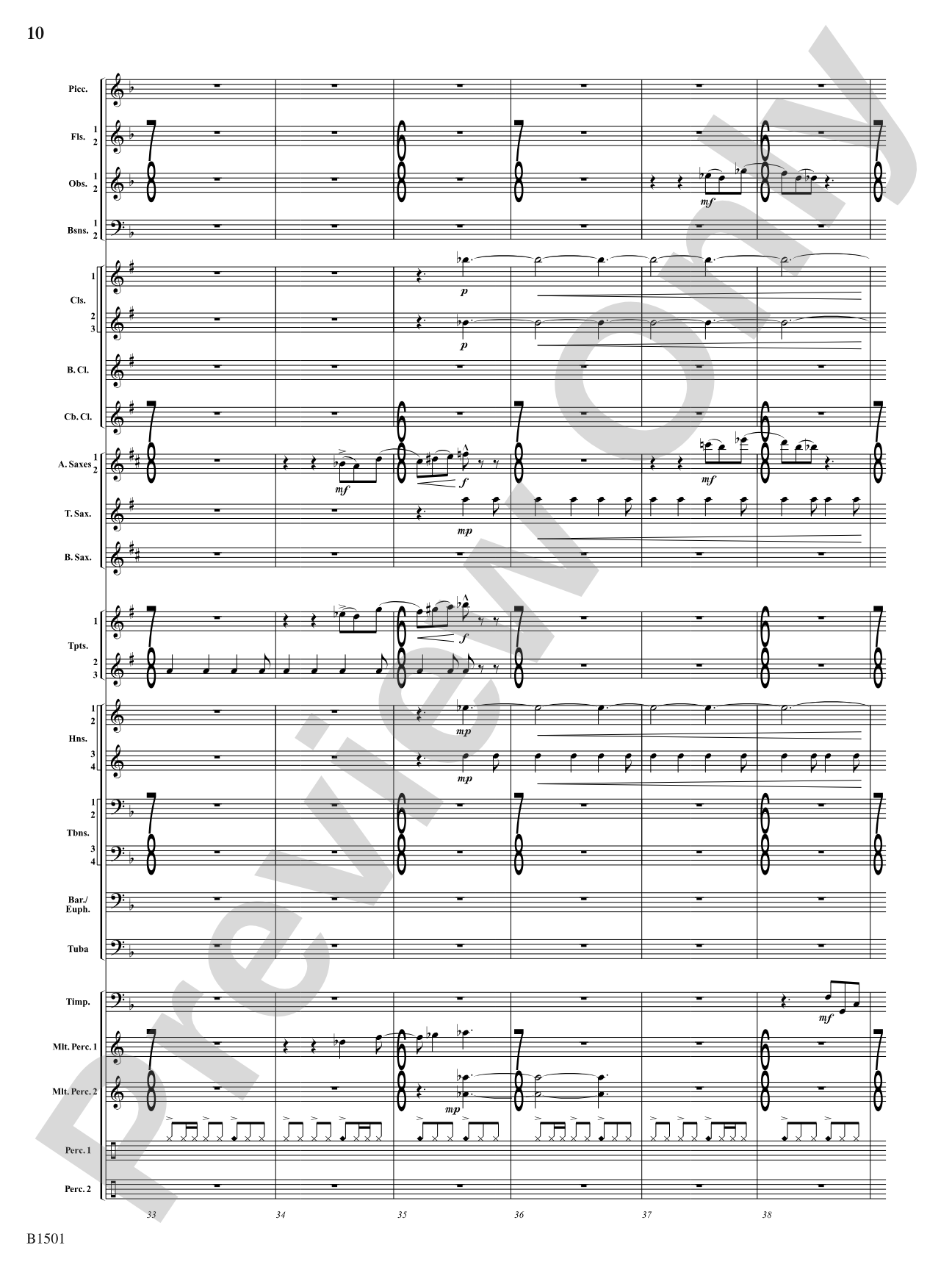 Metal: Concert Band Conductor Score & Parts