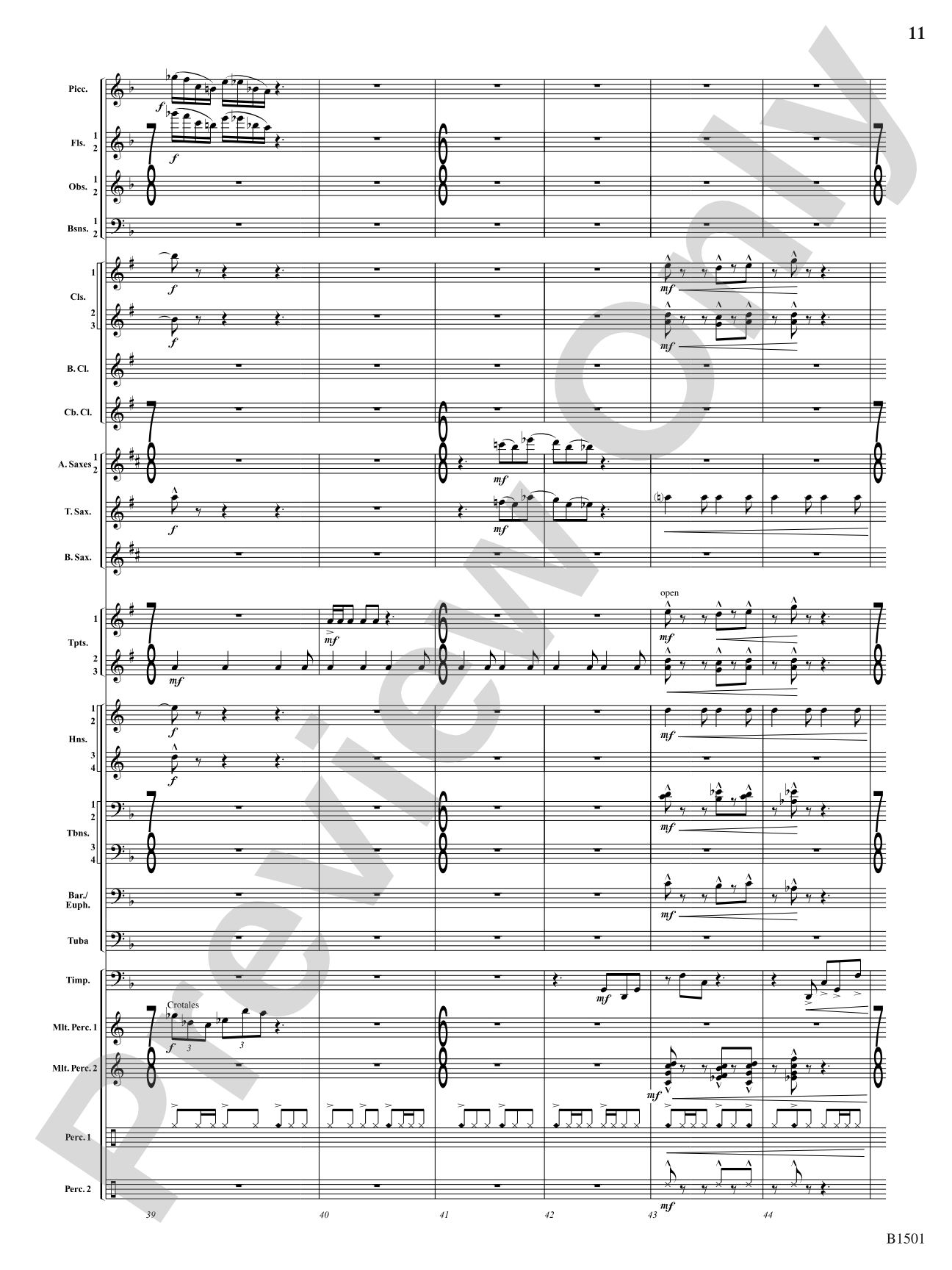 Metal: Concert Band Conductor Score & Parts