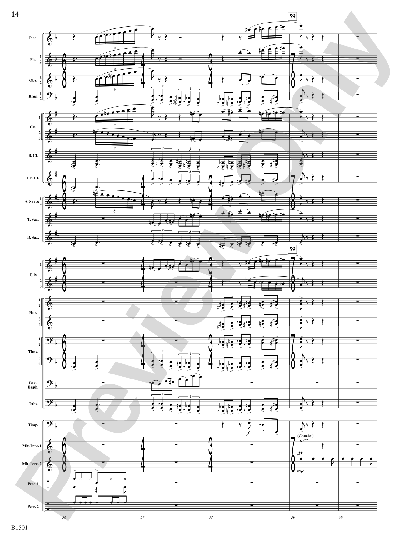 Metal: Concert Band Conductor Score & Parts