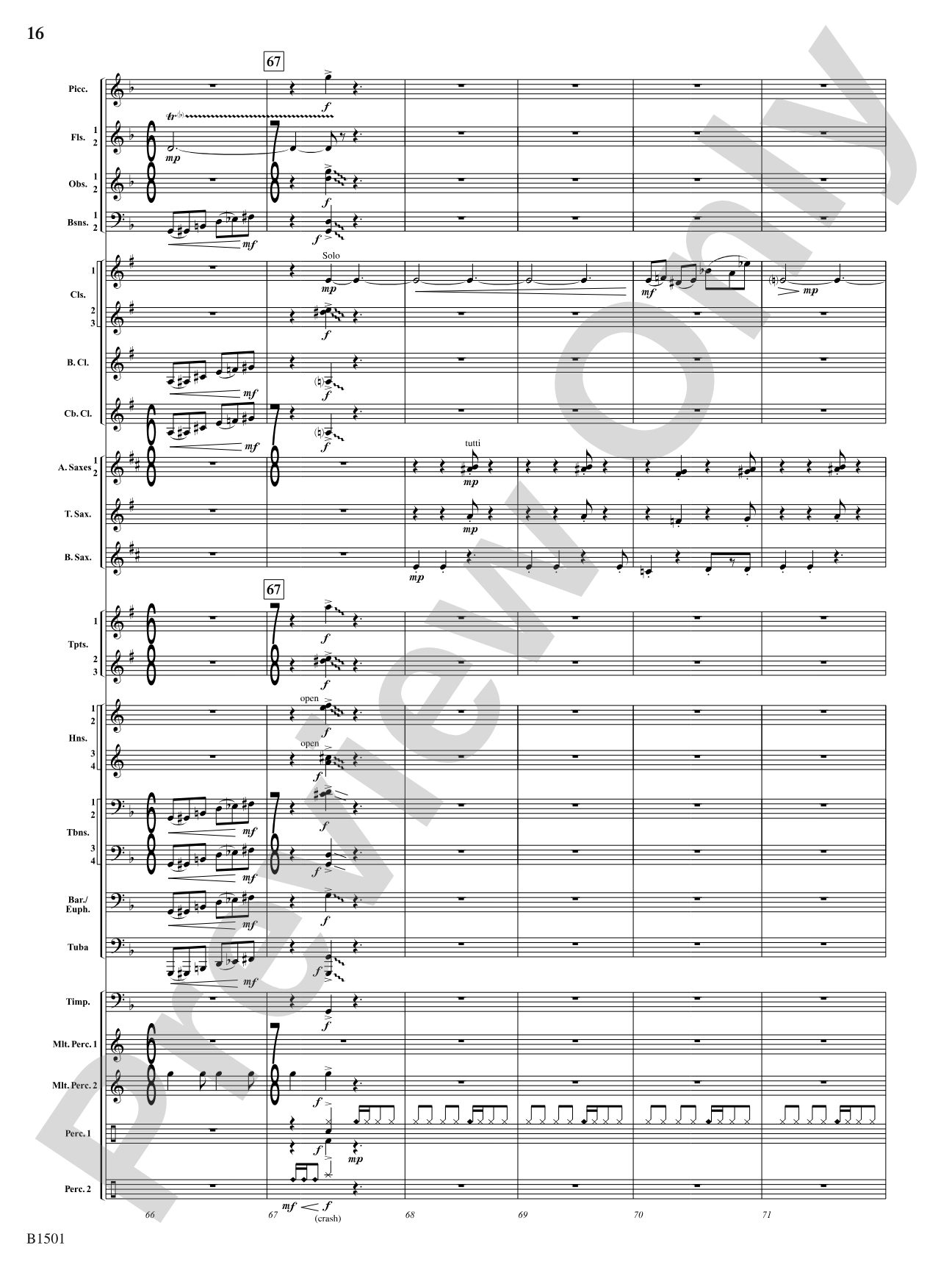 Metal: Concert Band Conductor Score & Parts