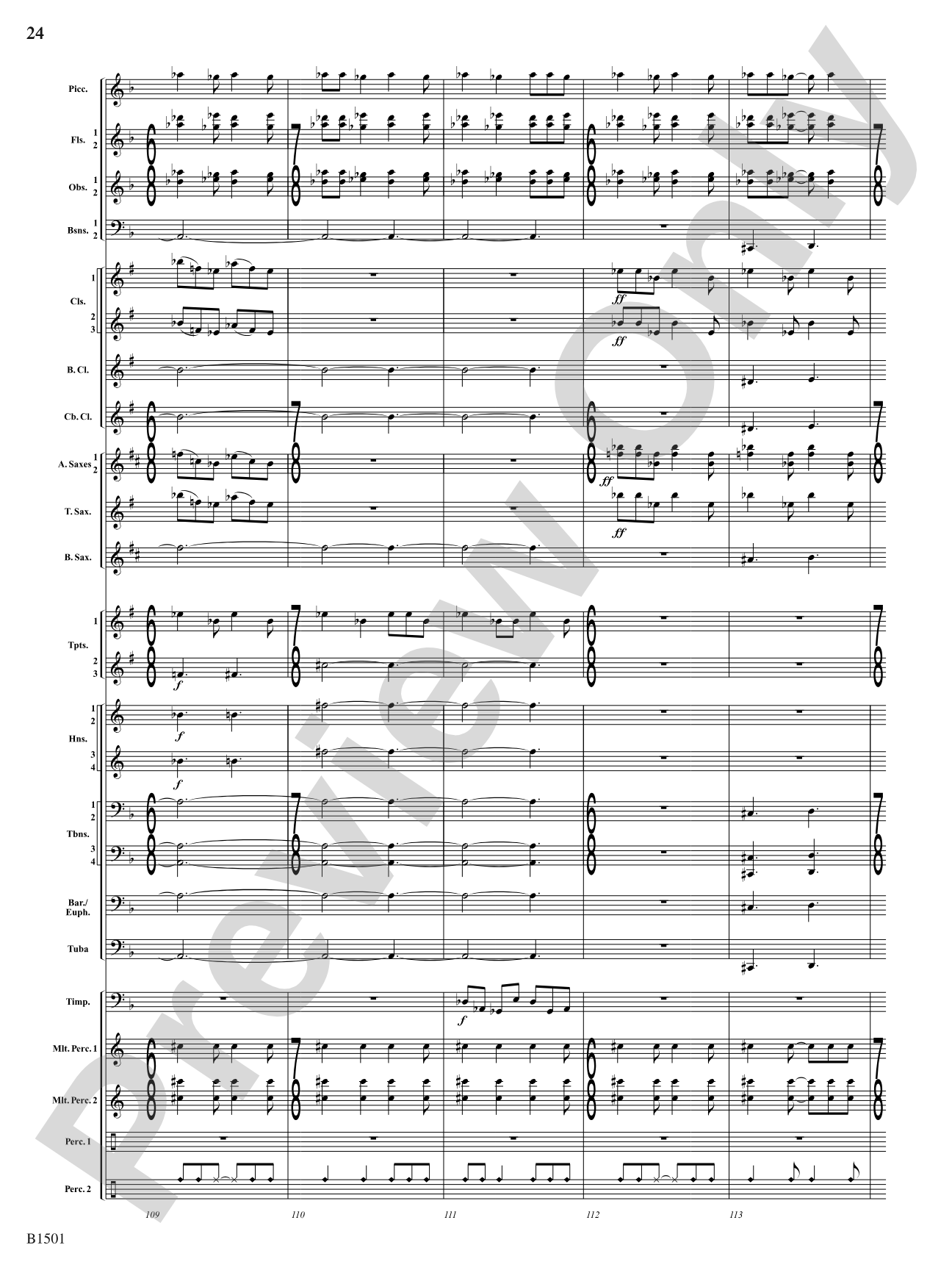 Metal: Concert Band Conductor Score & Parts
