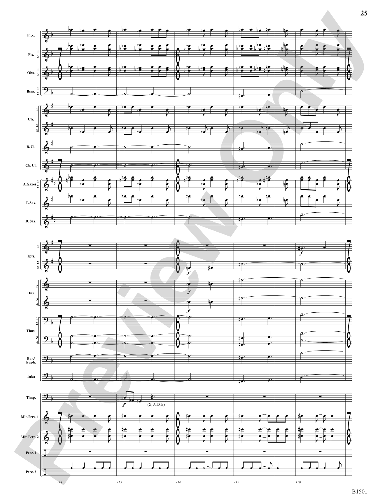 Metal: Concert Band Conductor Score & Parts