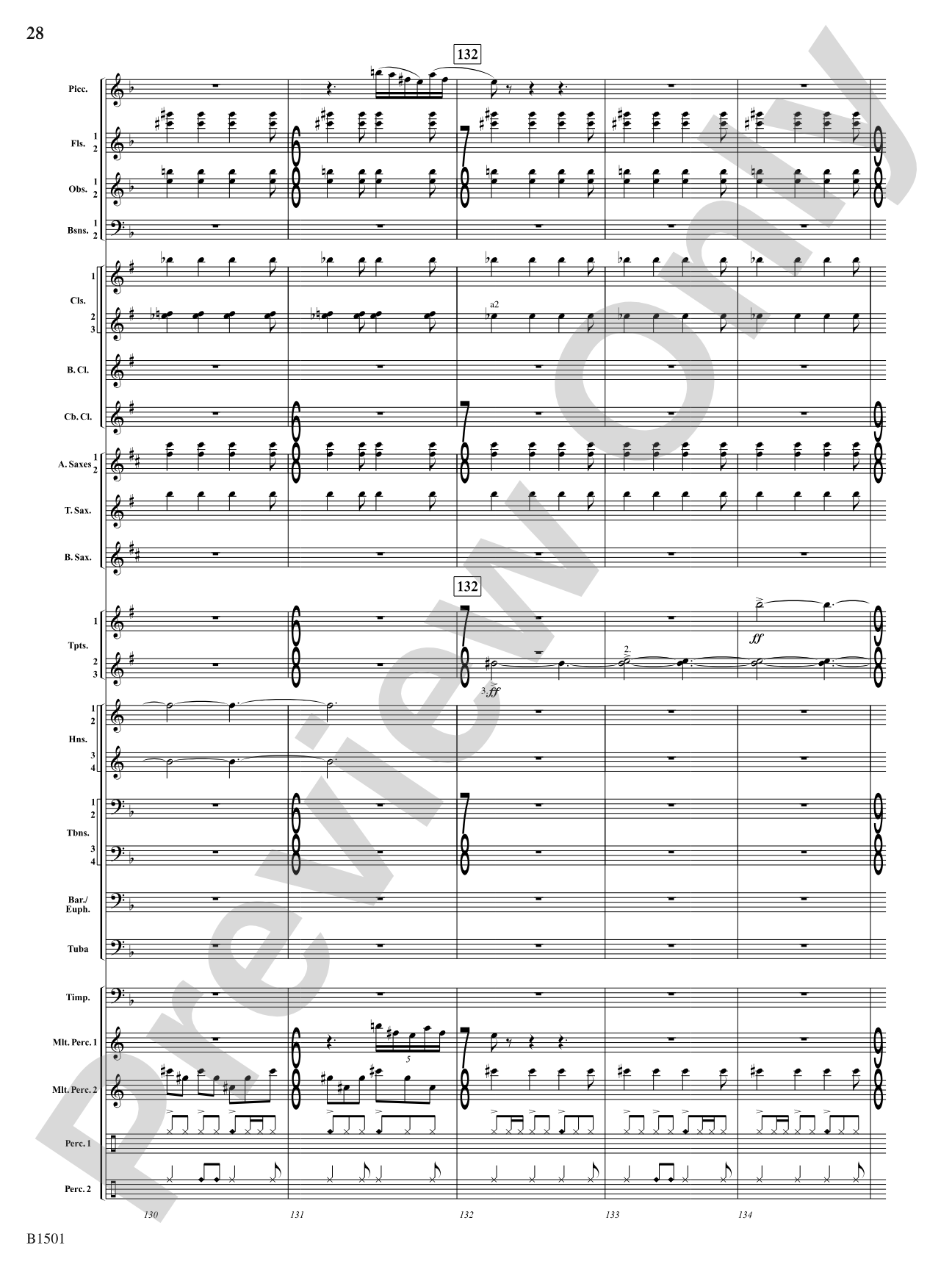 Metal: Concert Band Conductor Score & Parts