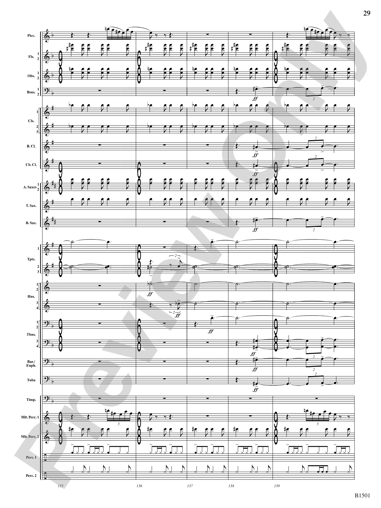 Metal: Concert Band Conductor Score & Parts