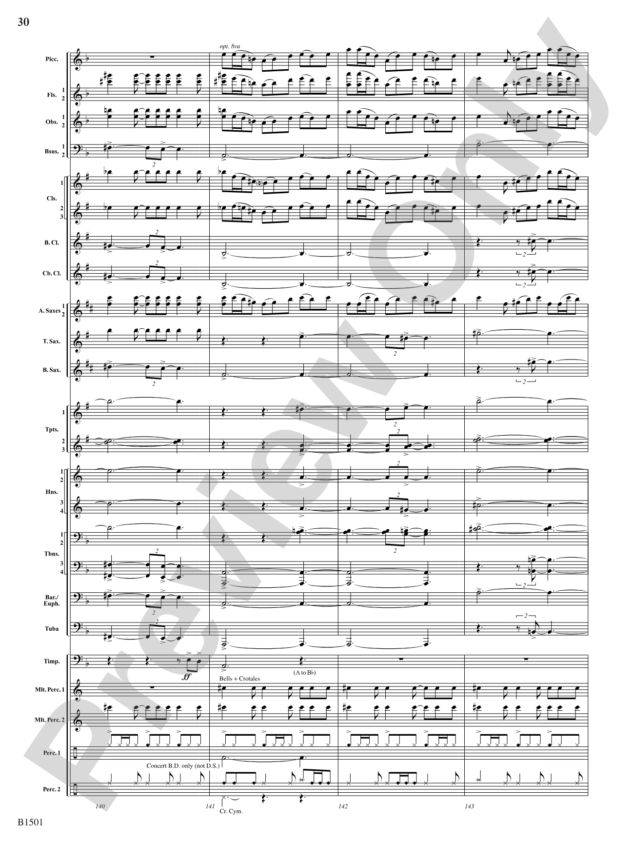 Metal: Concert Band Conductor Score & Parts