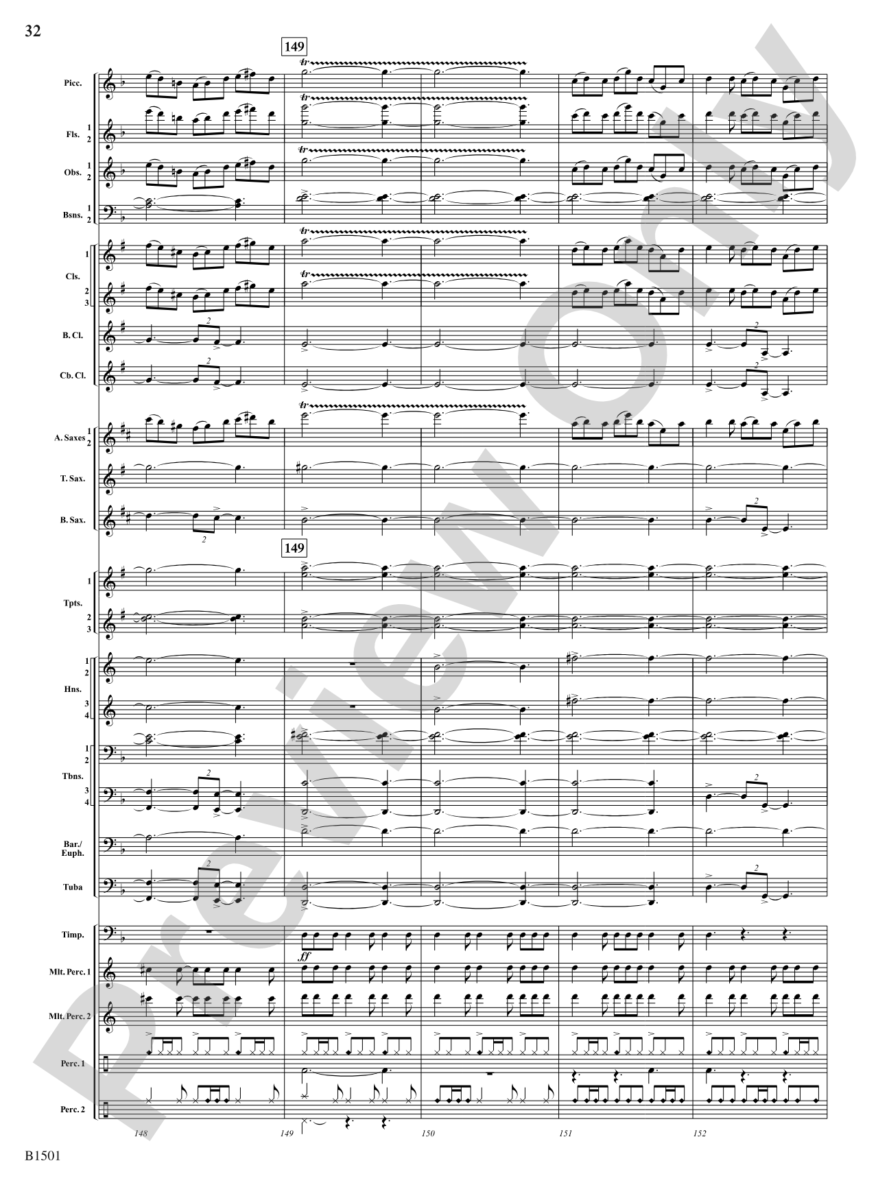Metal: Concert Band Conductor Score & Parts
