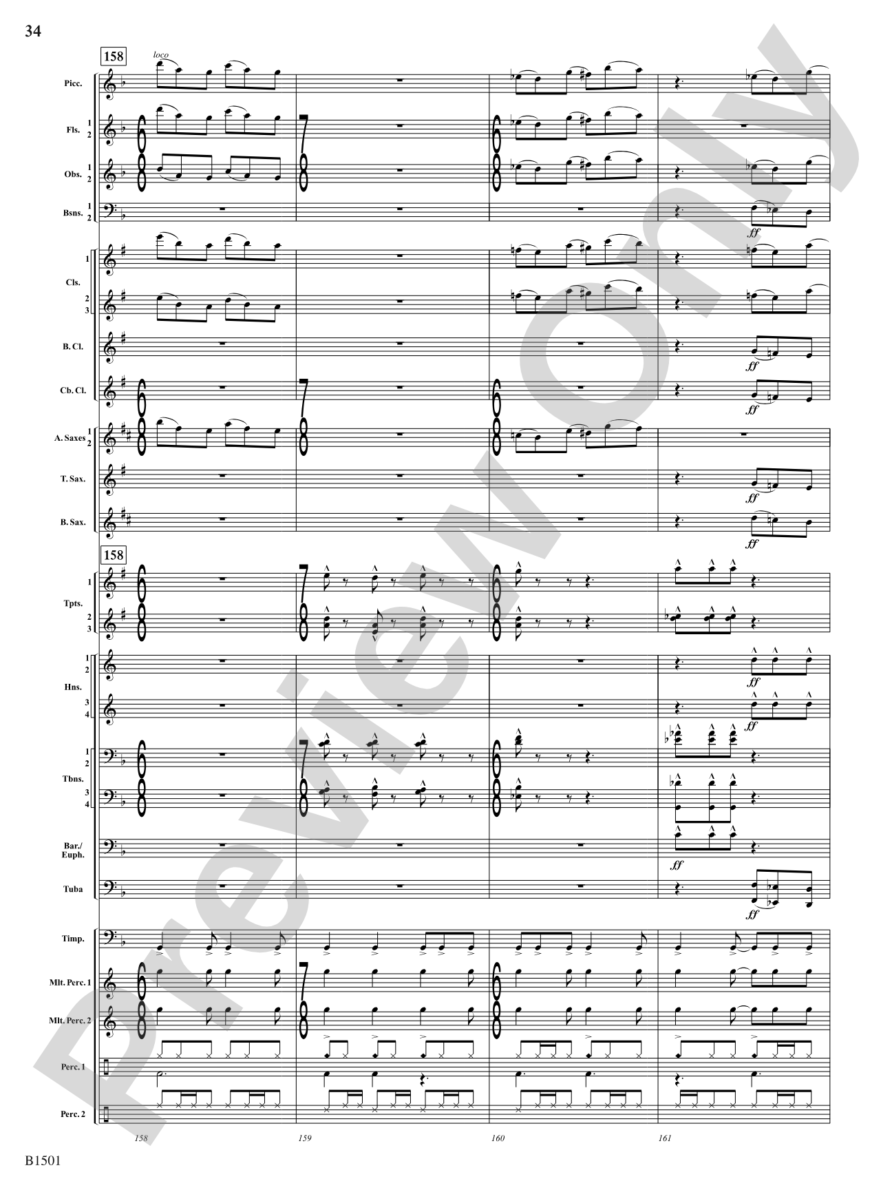 Metal: Concert Band Conductor Score & Parts