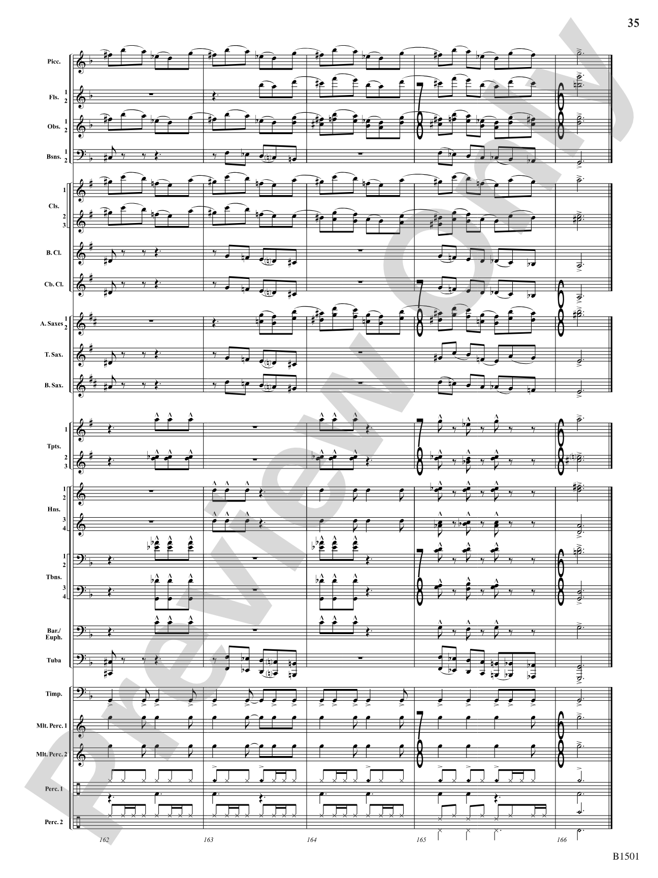 Metal: Concert Band Conductor Score & Parts