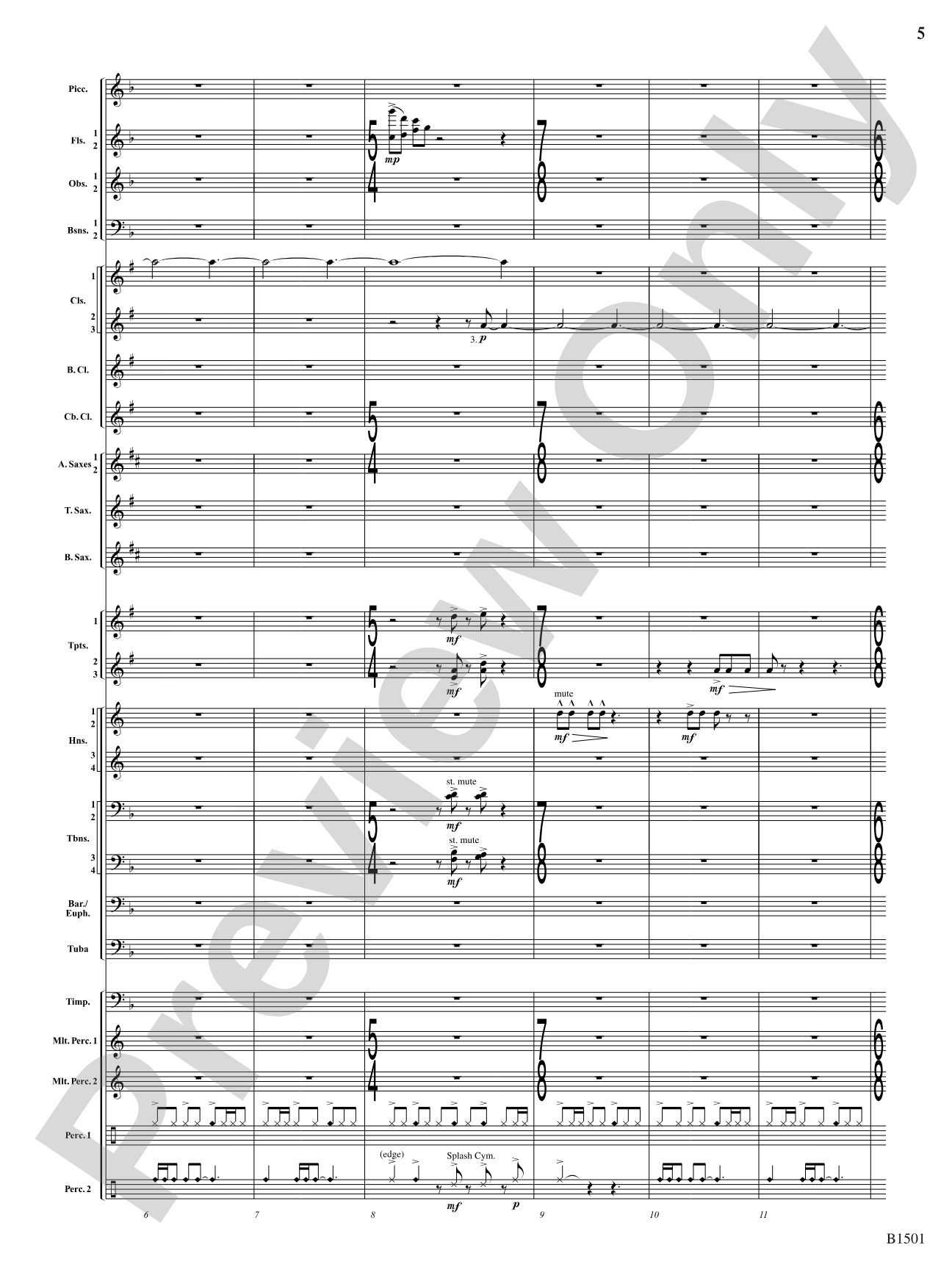 Metal: Concert Band Conductor Score & Parts