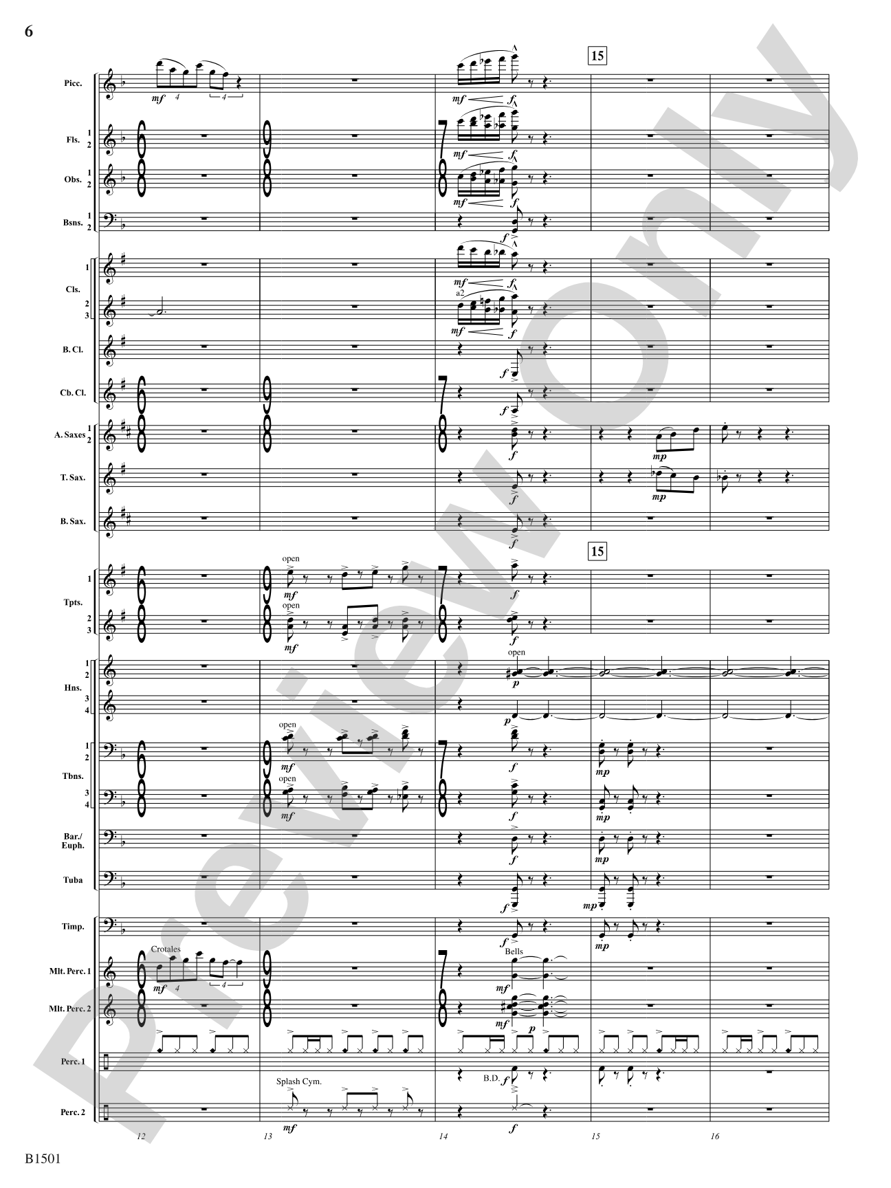 Metal: Concert Band Conductor Score & Parts