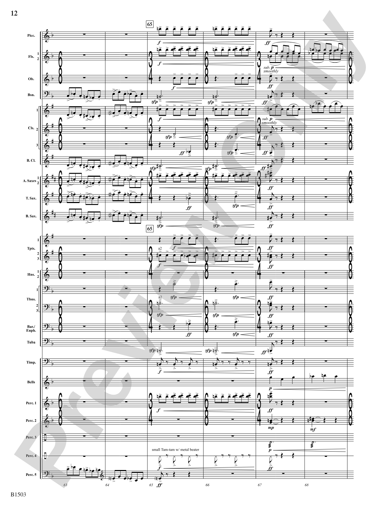 True Calling: Concert Band Conductor Score & Parts