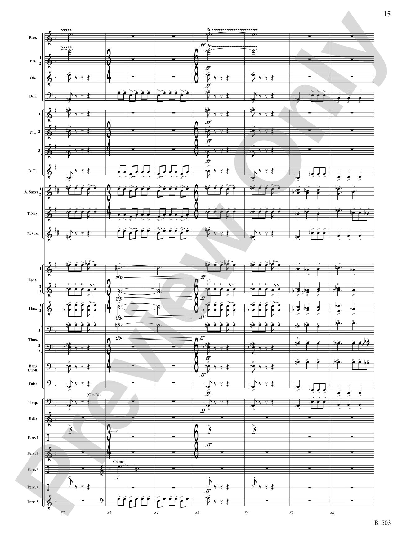 True Calling: Concert Band Conductor Score & Parts