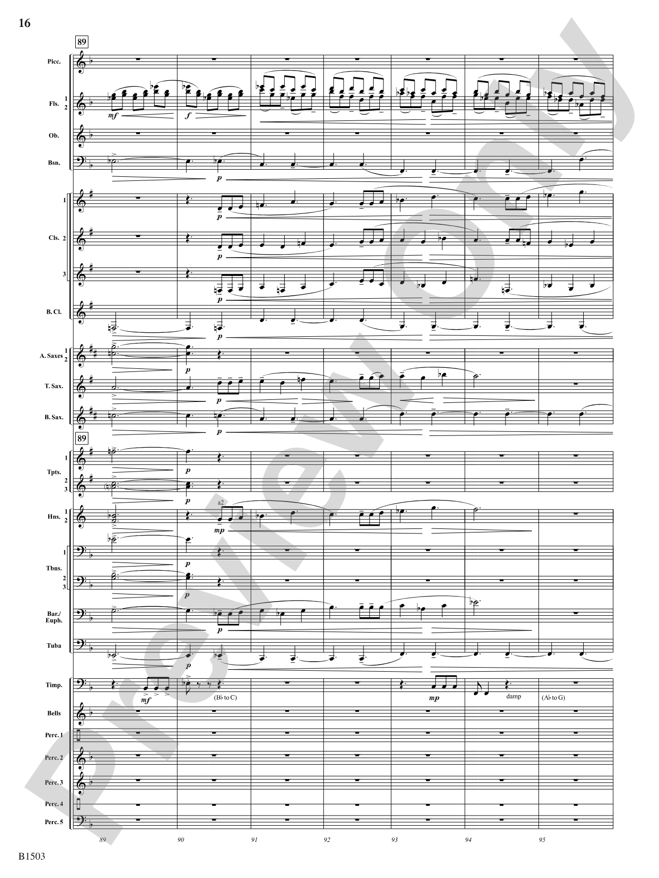 True Calling: Concert Band Conductor Score & Parts