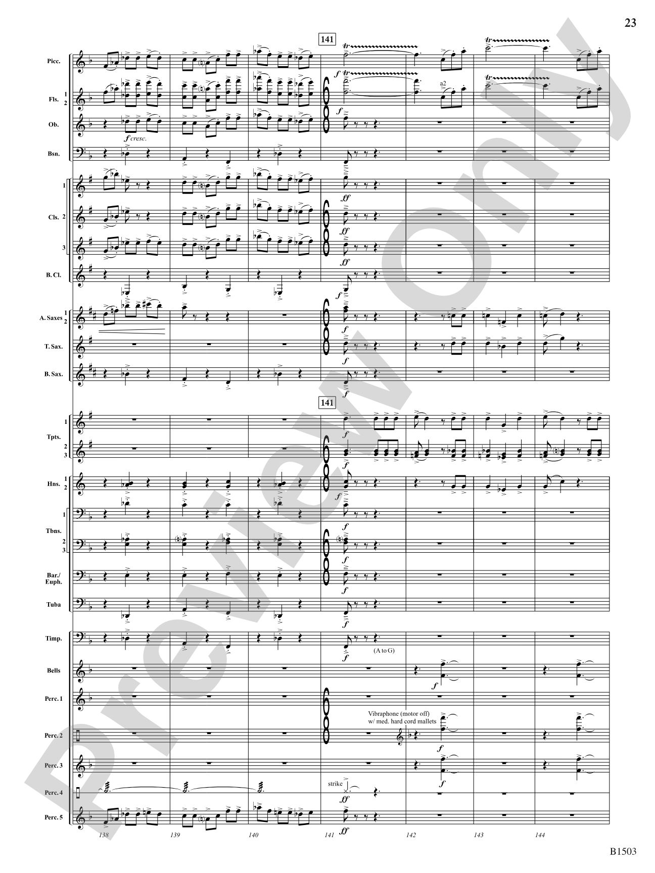 True Calling: Concert Band Conductor Score & Parts