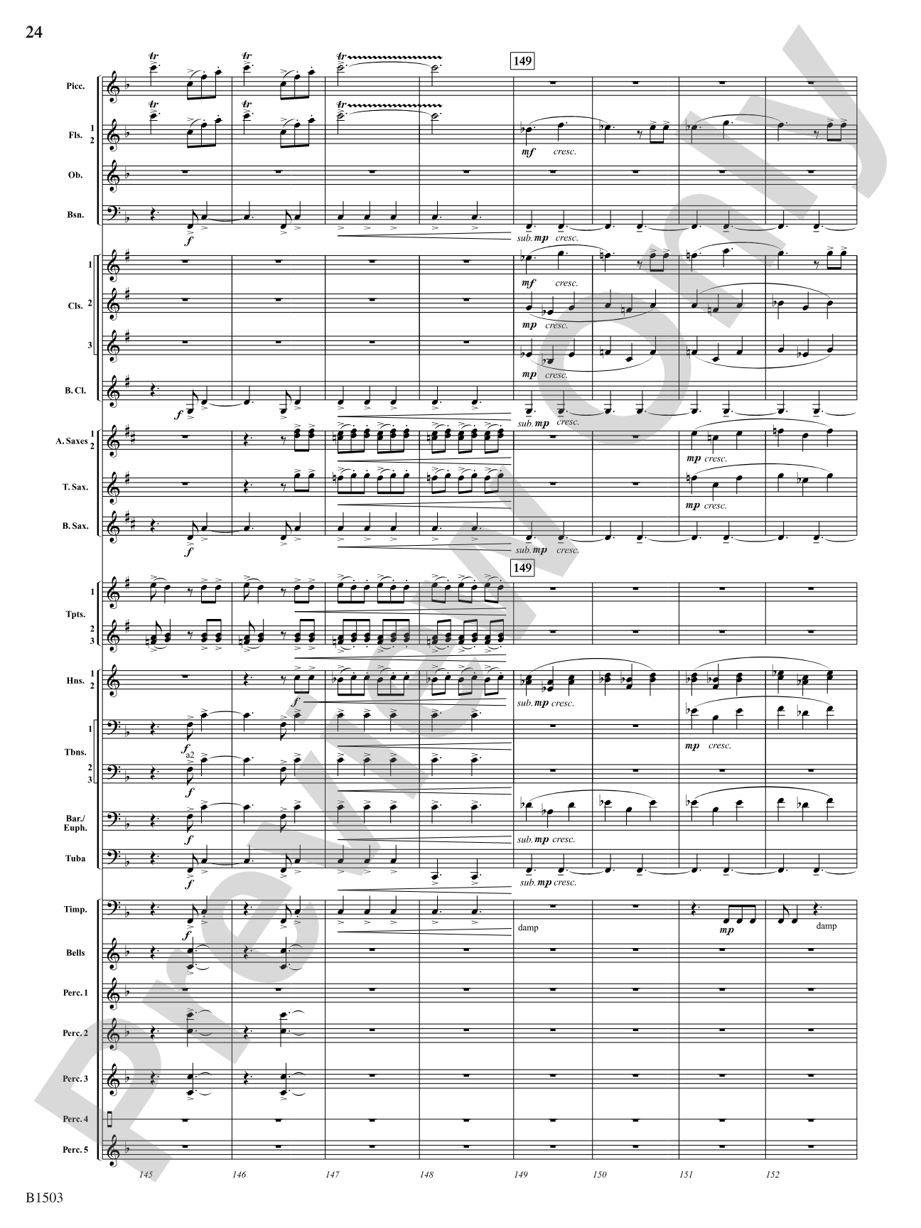 True Calling: Concert Band Conductor Score & Parts