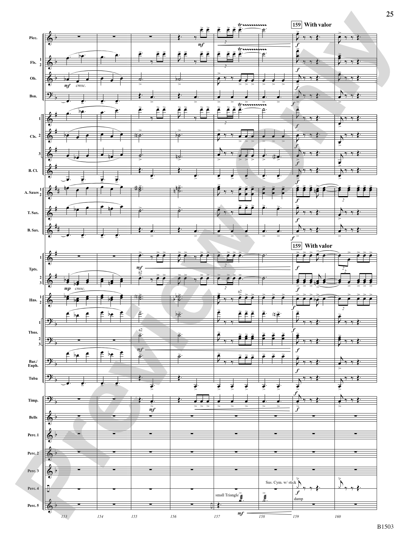 True Calling: Concert Band Conductor Score & Parts