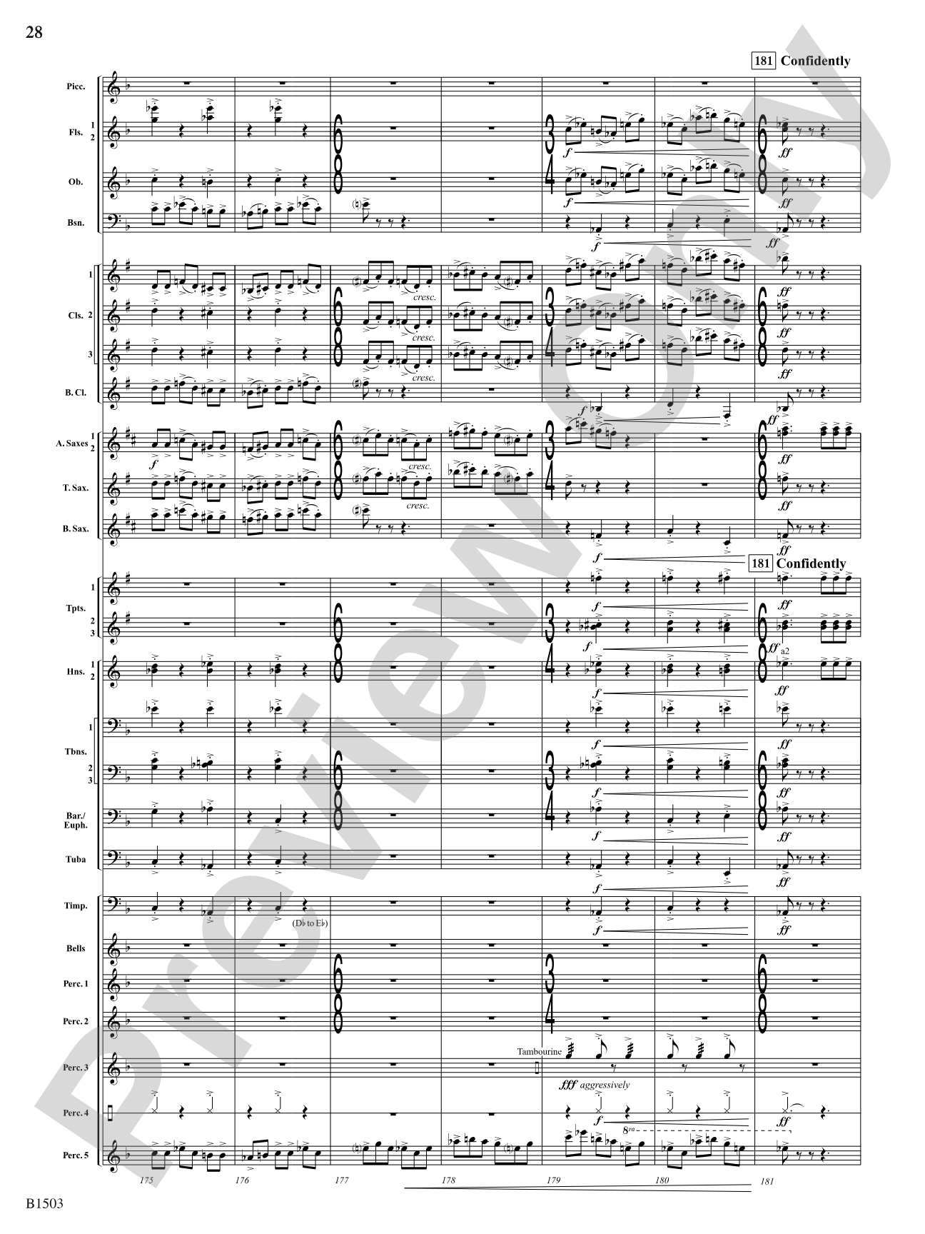 True Calling: Concert Band Conductor Score & Parts