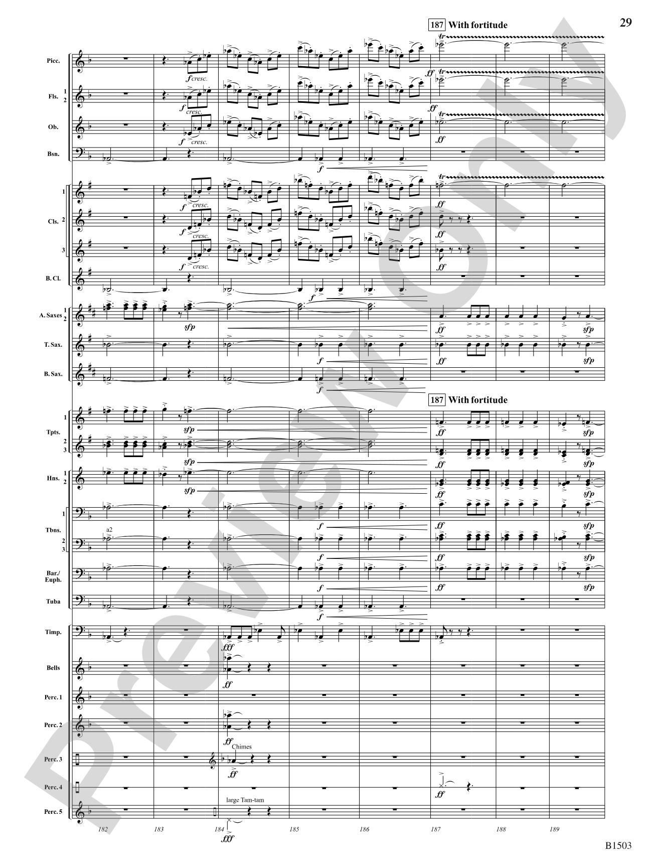 True Calling: Concert Band Conductor Score & Parts