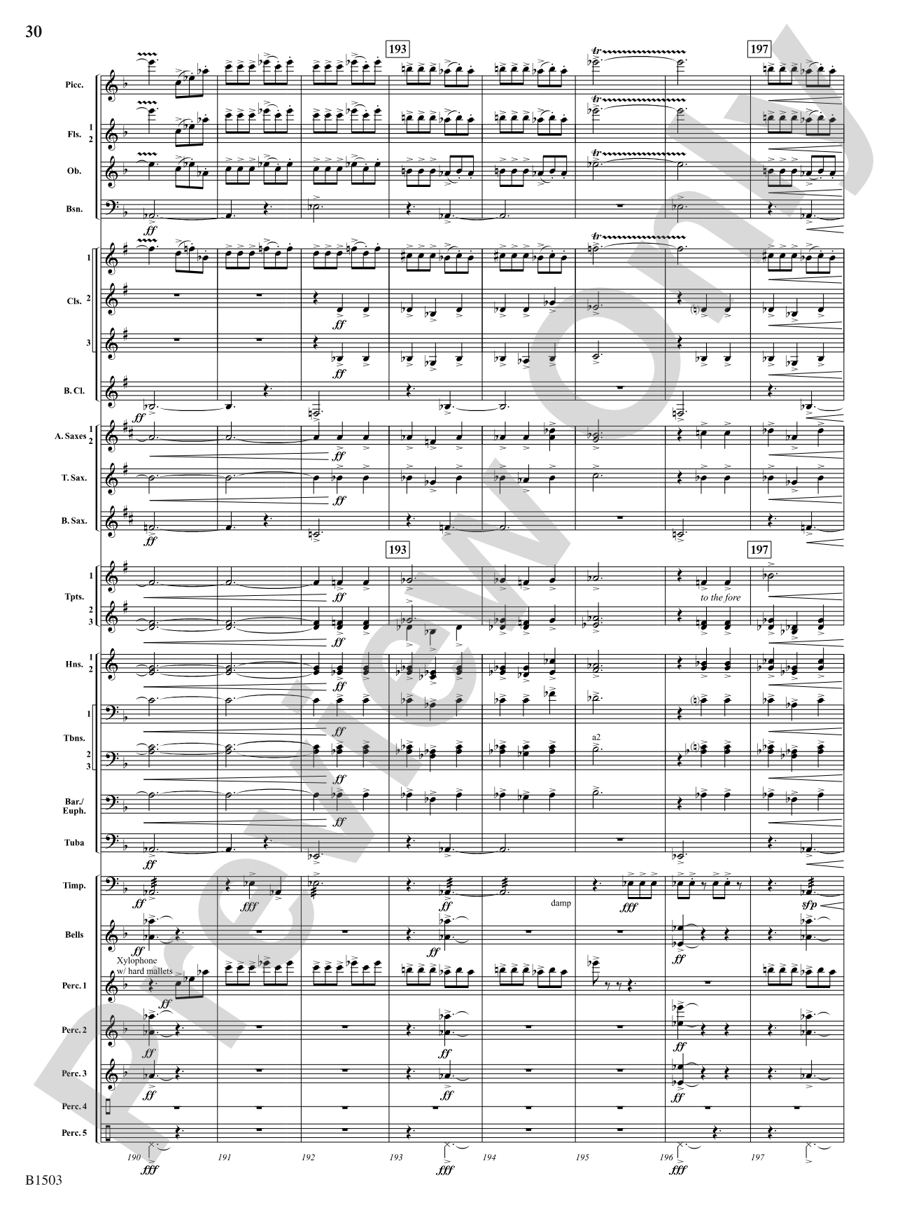 True Calling: Concert Band Conductor Score & Parts