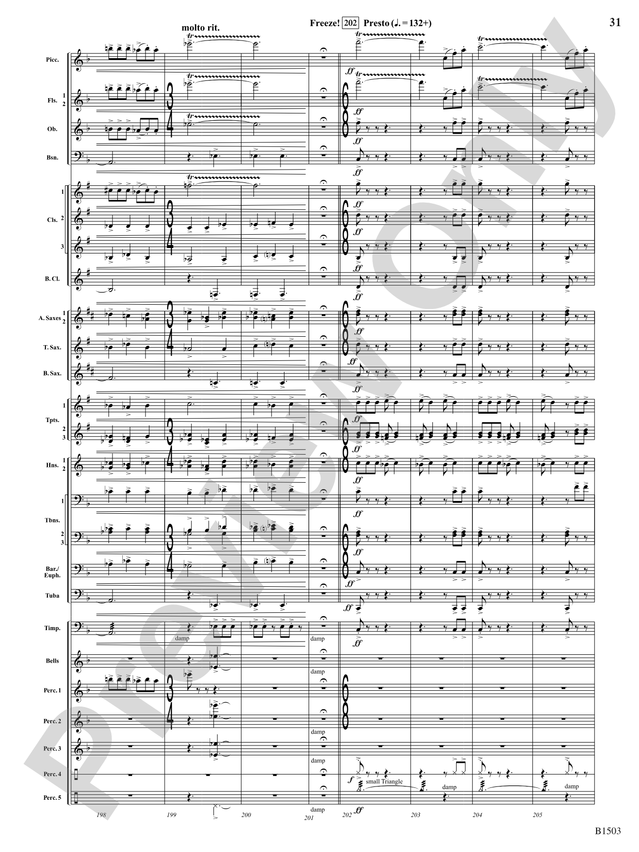True Calling: Concert Band Conductor Score & Parts