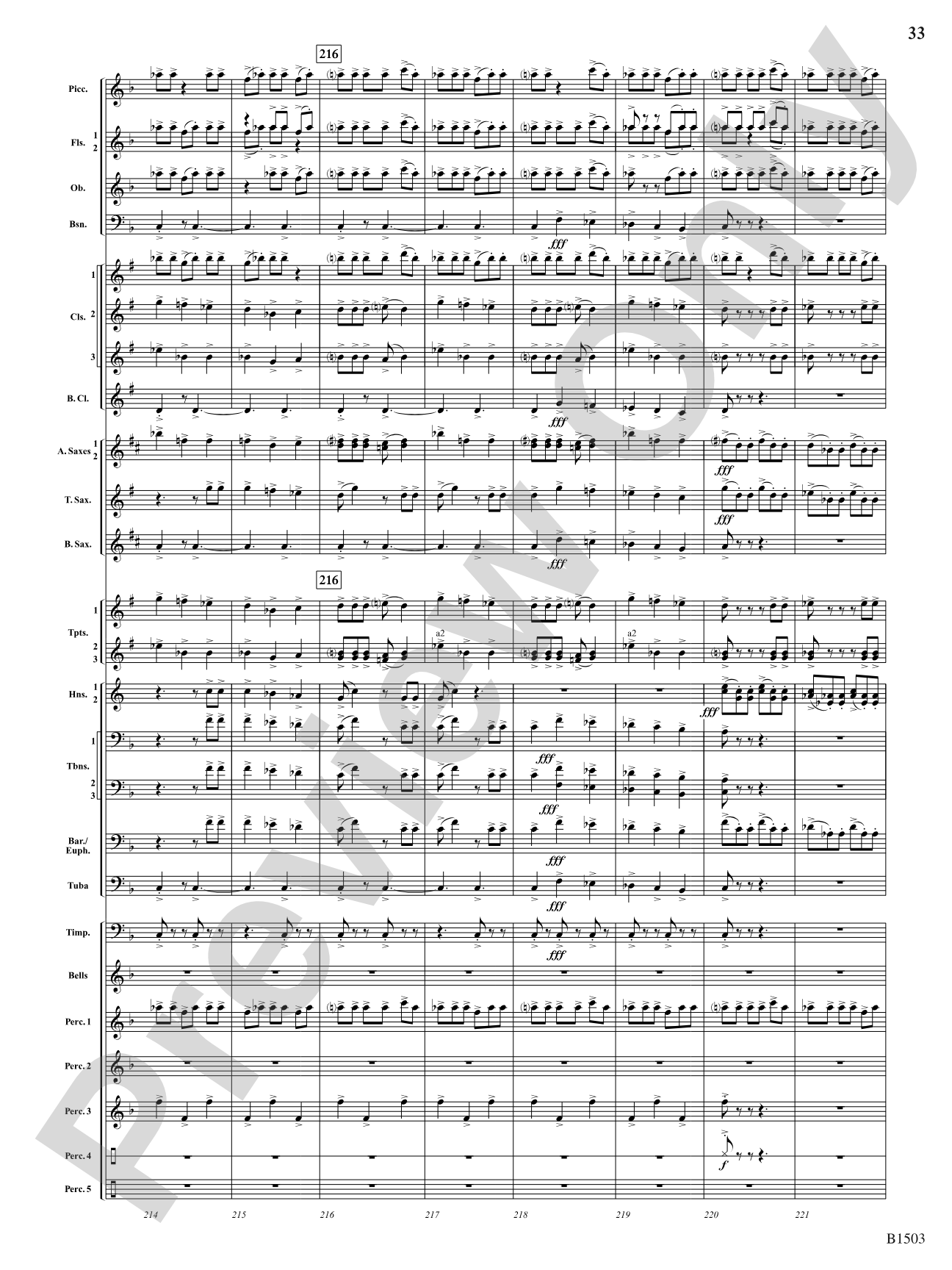 True Calling: Concert Band Conductor Score & Parts