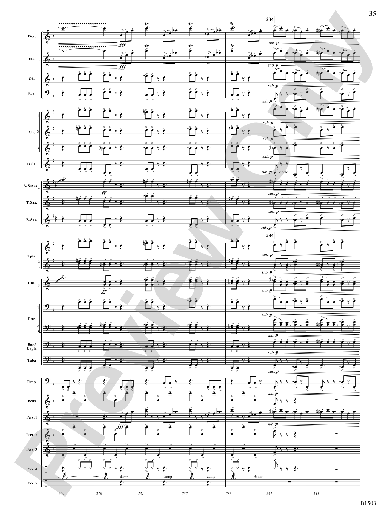True Calling: Concert Band Conductor Score & Parts