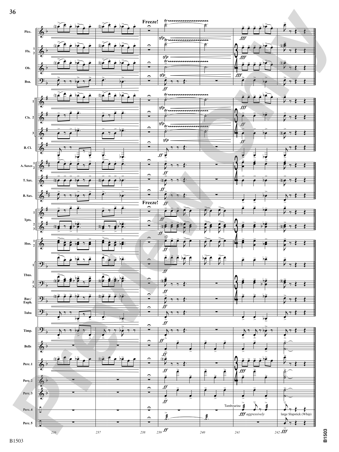 True Calling: Concert Band Conductor Score & Parts