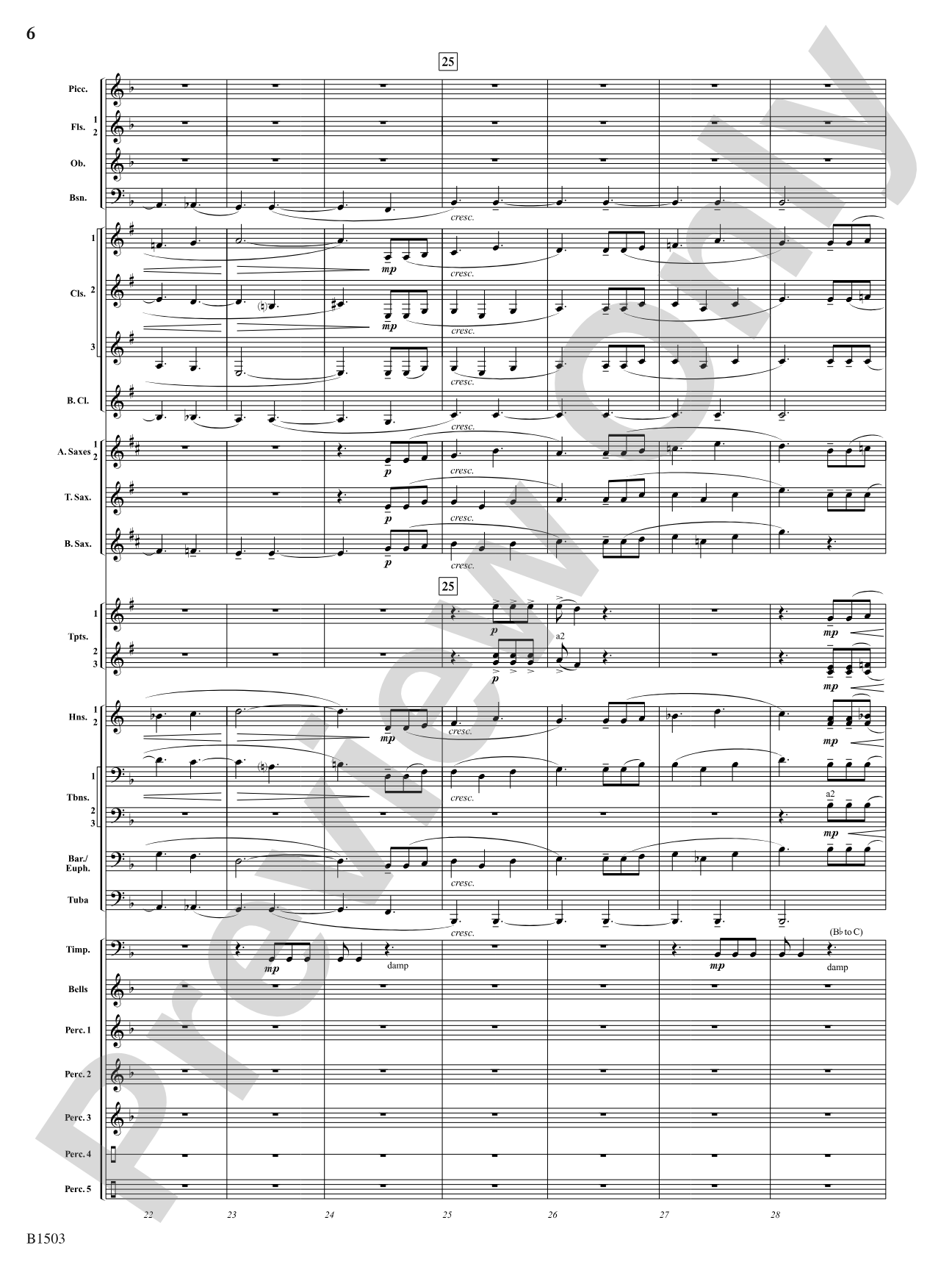 True Calling: Concert Band Conductor Score & Parts