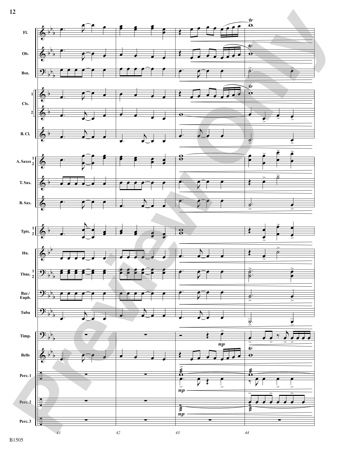 Winds of Celebration: Concert Band Conductor Score & Parts