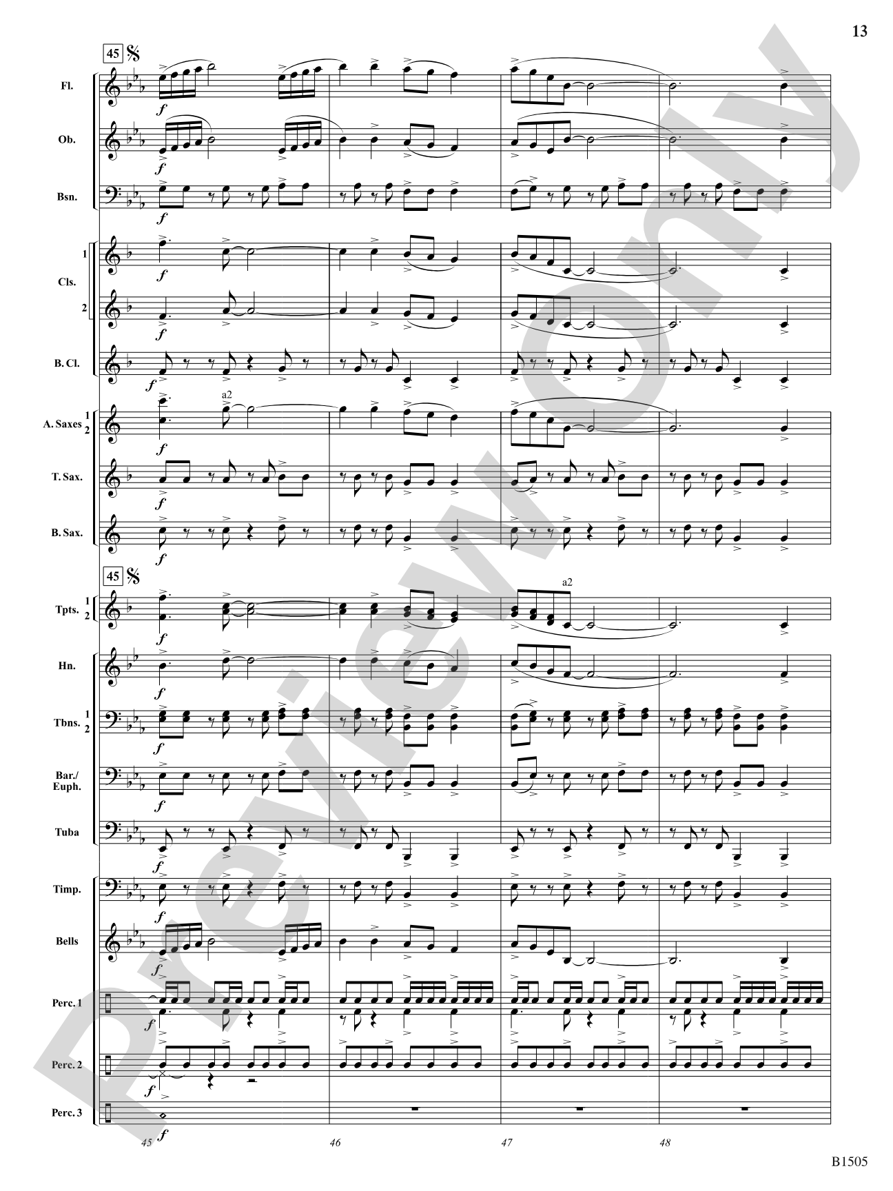 Winds of Celebration: Concert Band Conductor Score & Parts