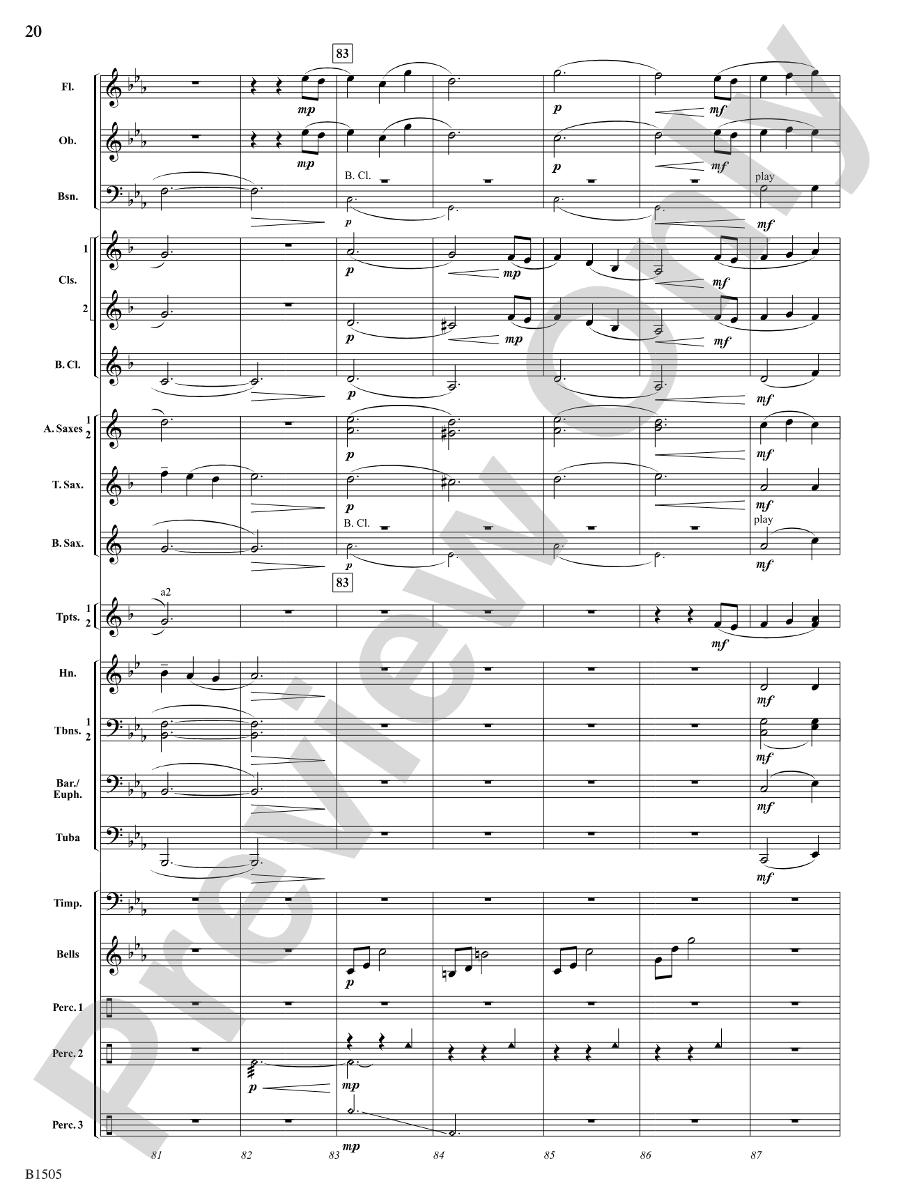 Winds of Celebration: Concert Band Conductor Score & Parts