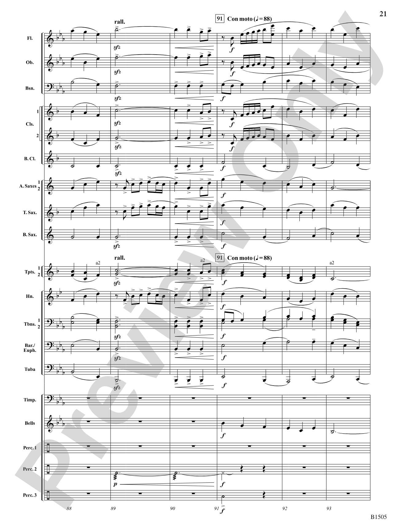 Winds of Celebration: Concert Band Conductor Score & Parts