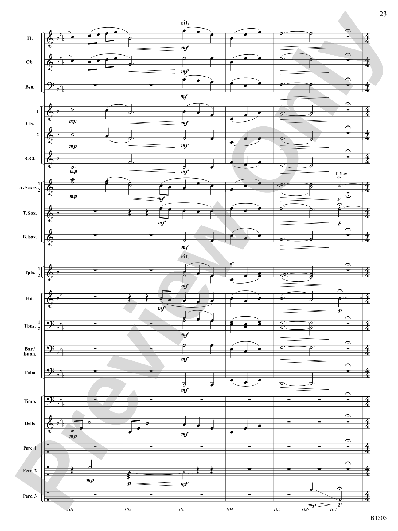 Winds of Celebration: Concert Band Conductor Score & Parts