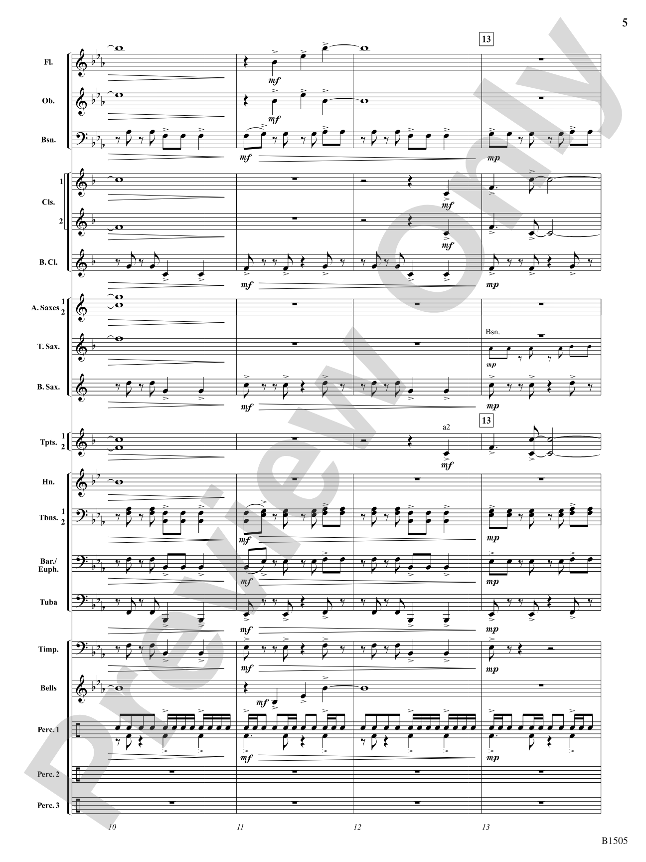 Winds of Celebration: Concert Band Conductor Score & Parts