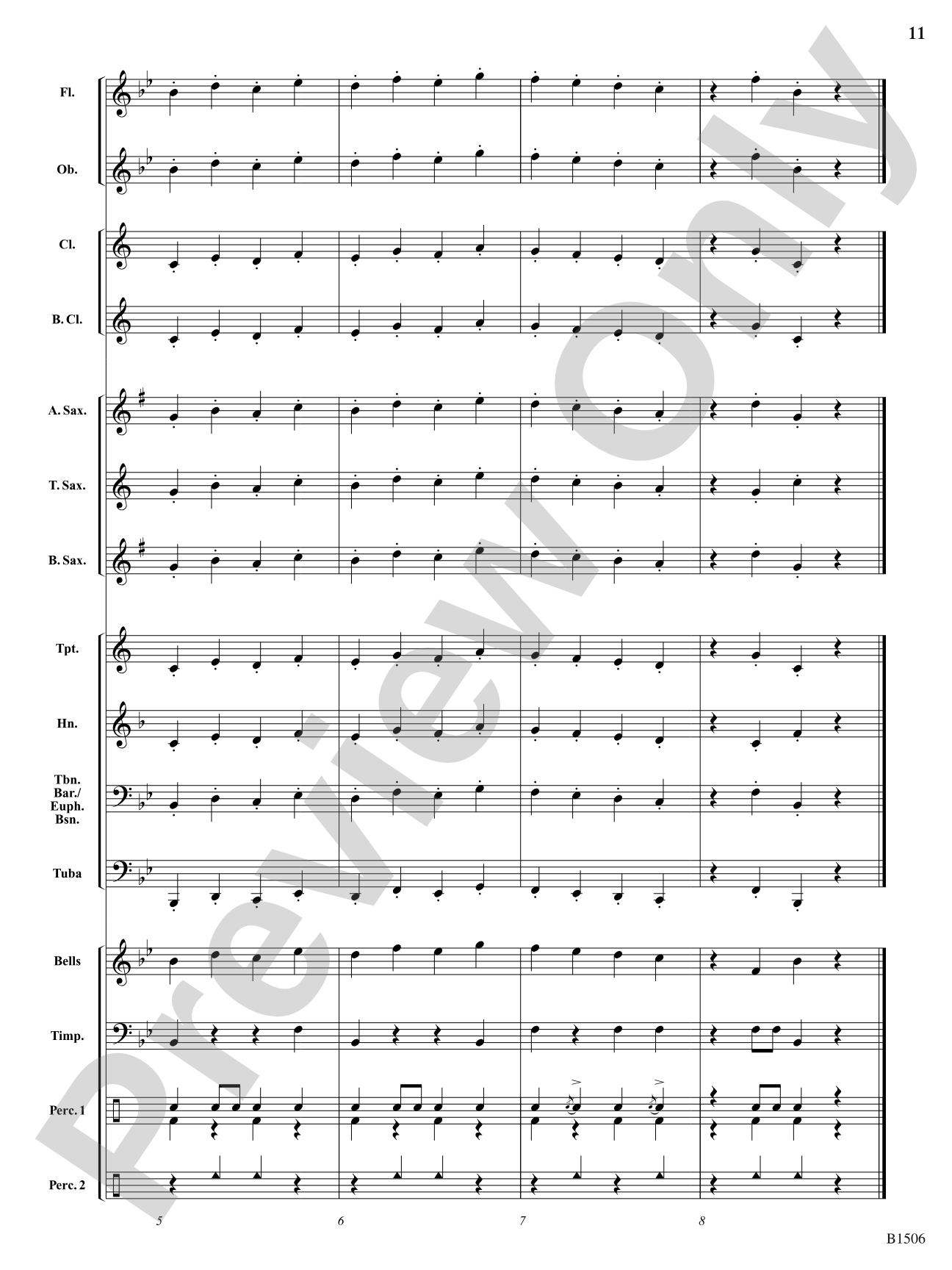 Flying High: Concert Band Conductor Score & Parts