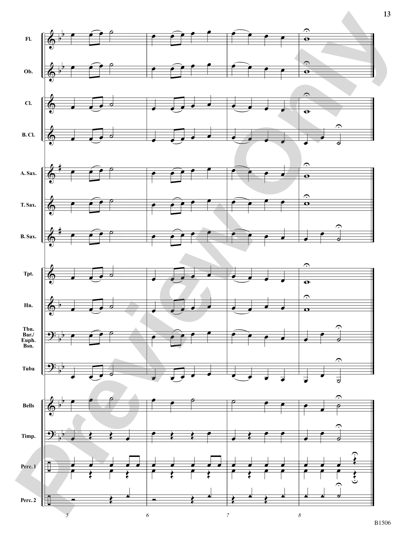 Flying High: Concert Band Conductor Score & Parts