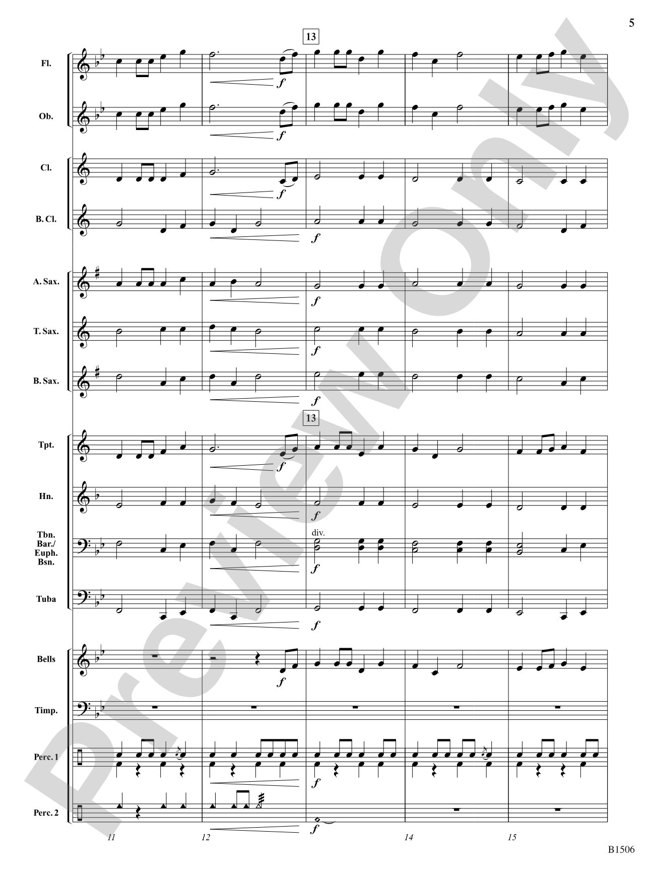 Flying High: Concert Band Conductor Score & Parts
