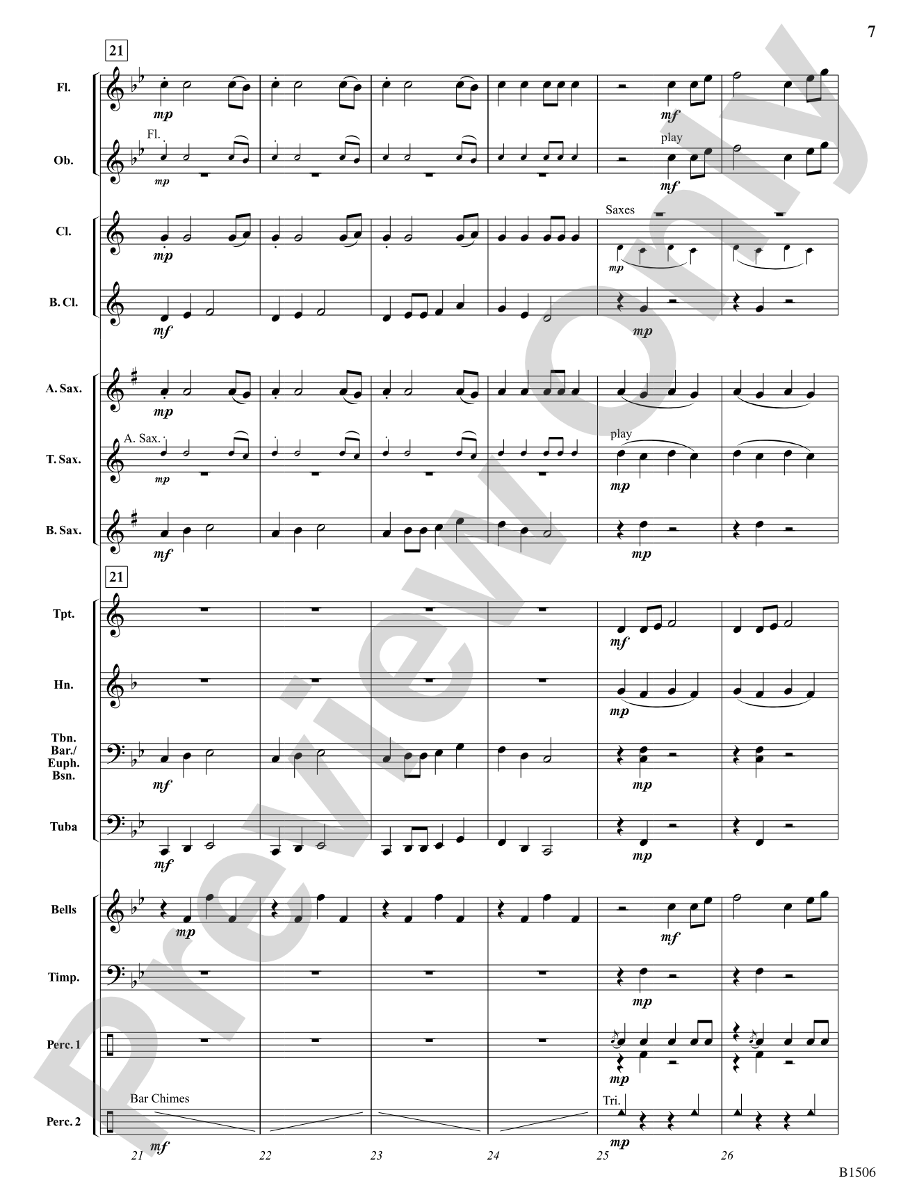 Flying High: Concert Band Conductor Score & Parts