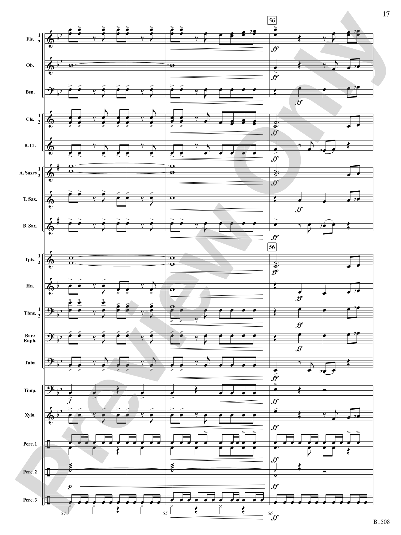 The Last Stagecoach Heist: Concert Band Conductor Score & Parts
